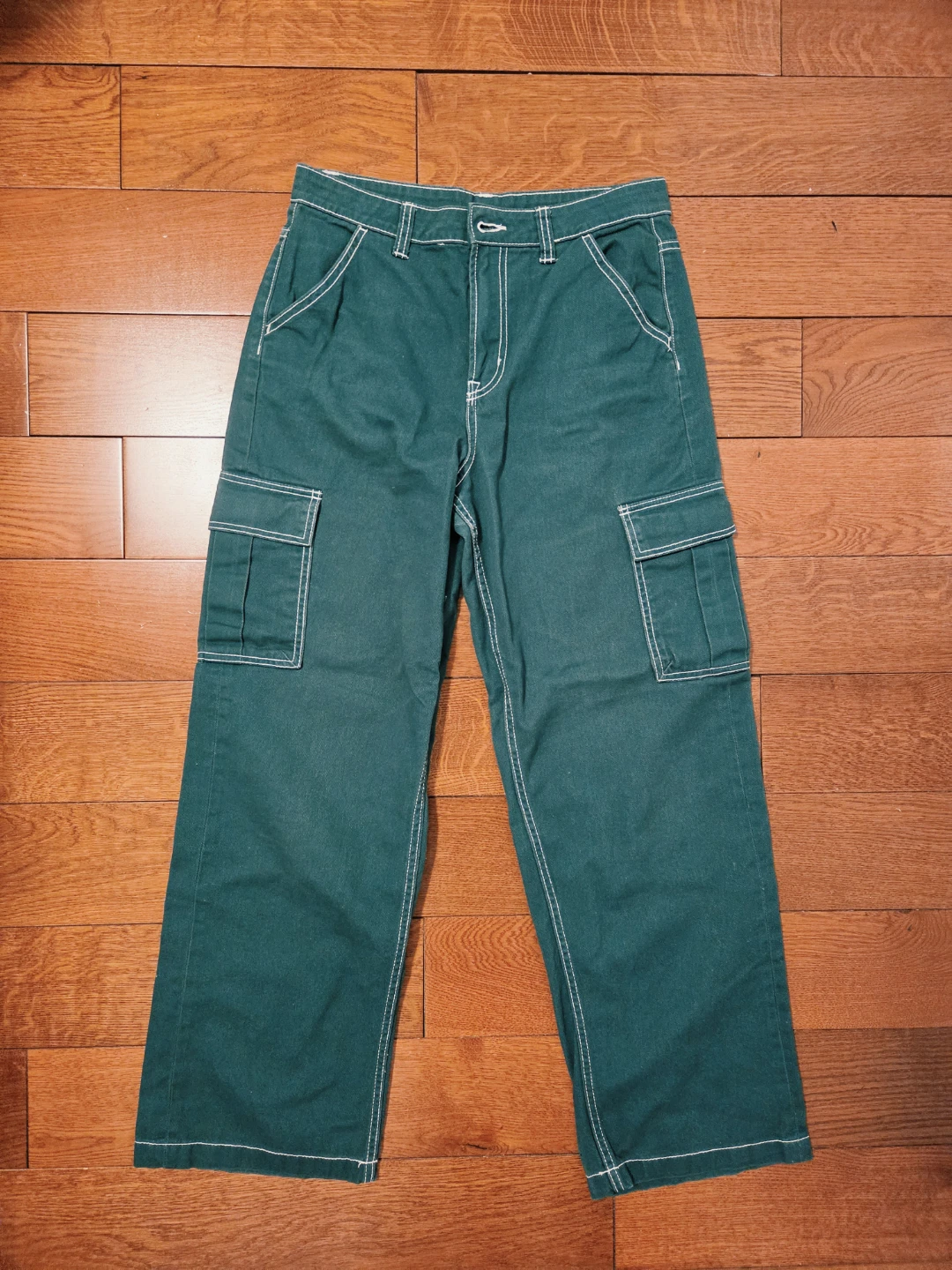 H&M Cargo Pants in Forest Green - photo 3