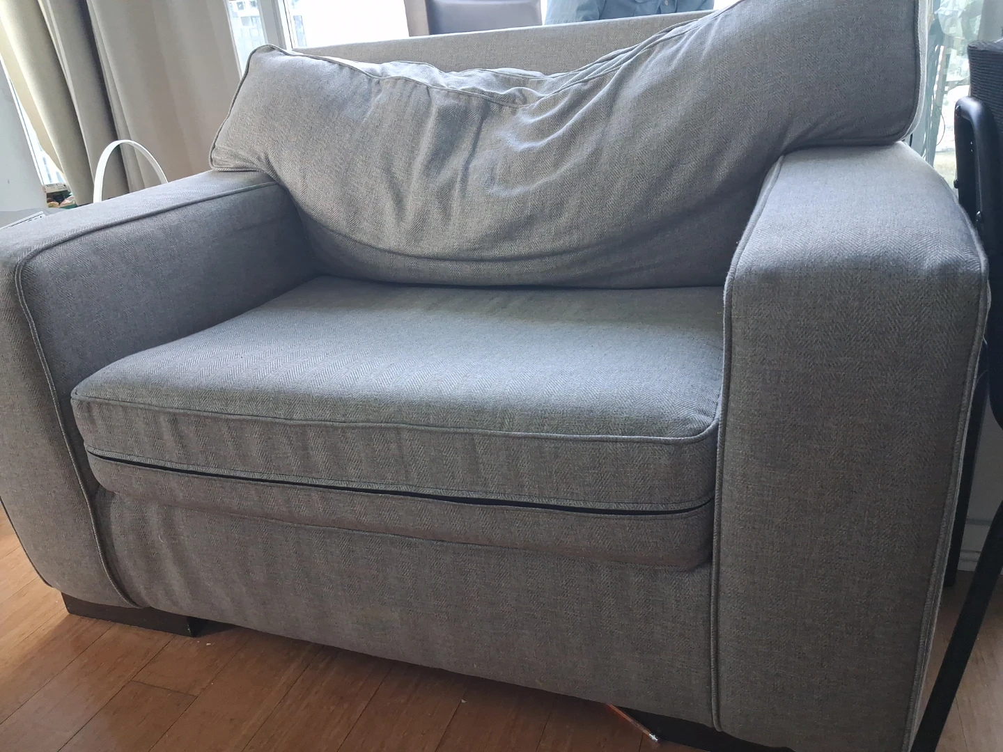 Grey Sectional Sofa with Chaise plus loveseat - photo 2