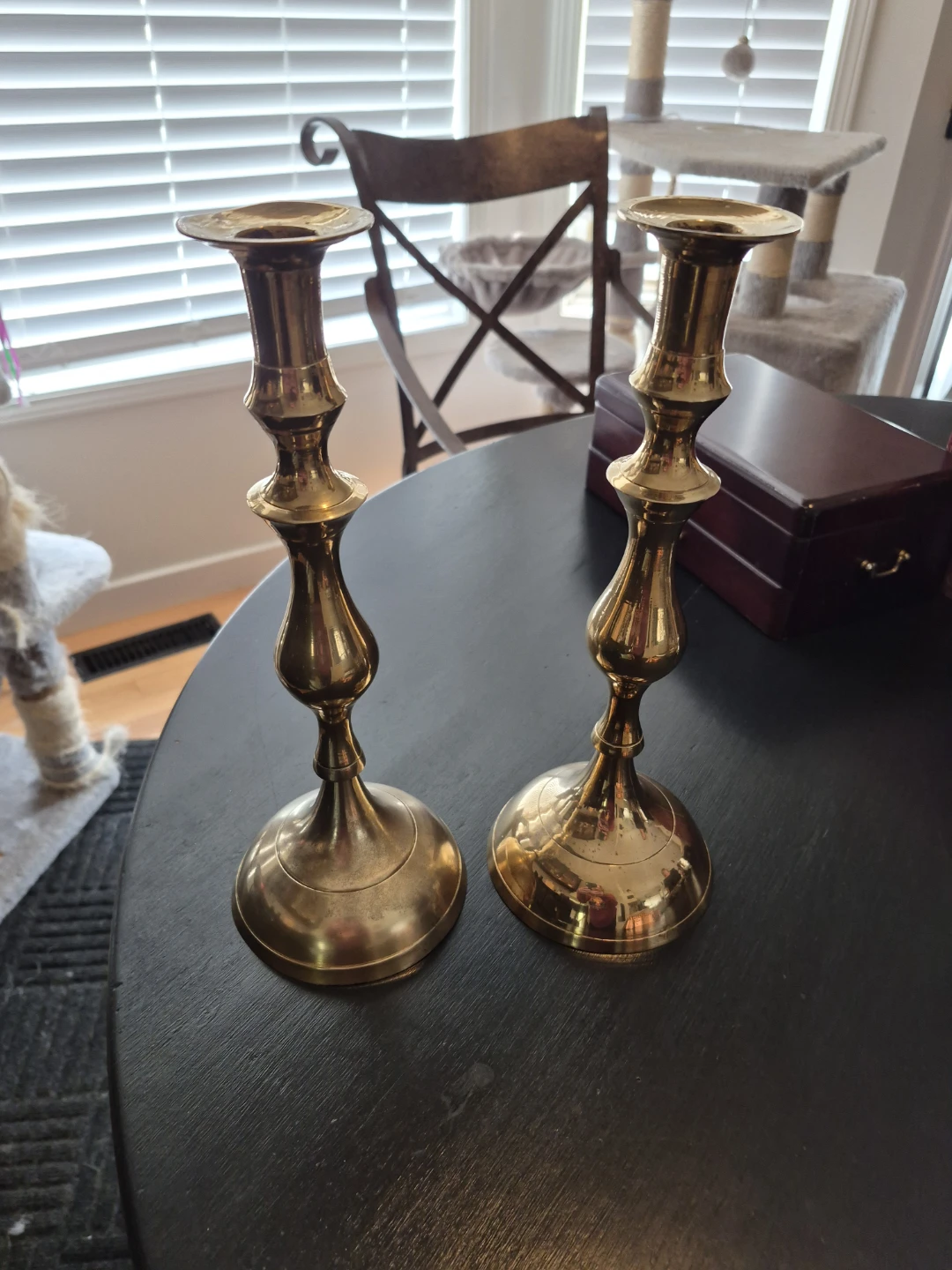 Pair of Brass Candlesticks
