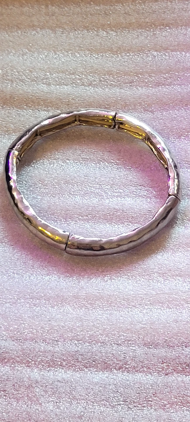 Silver Tone Bangle Bracelet