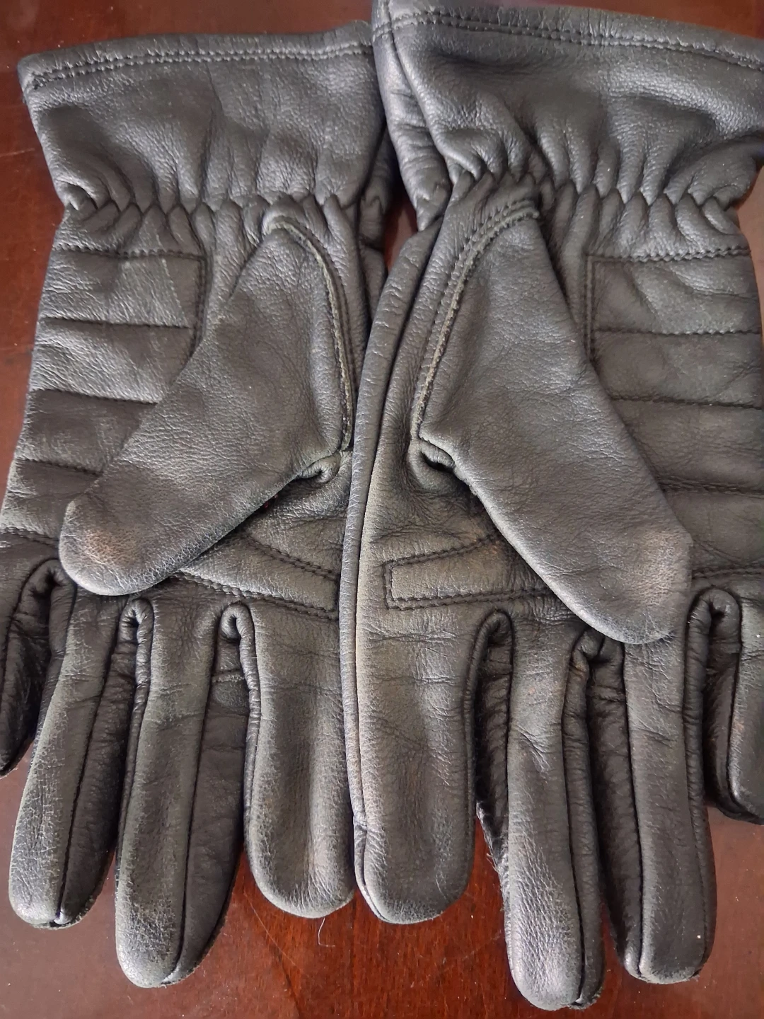 Harley-Davidson Leather Motorcycle Gloves - Size M - photo 3