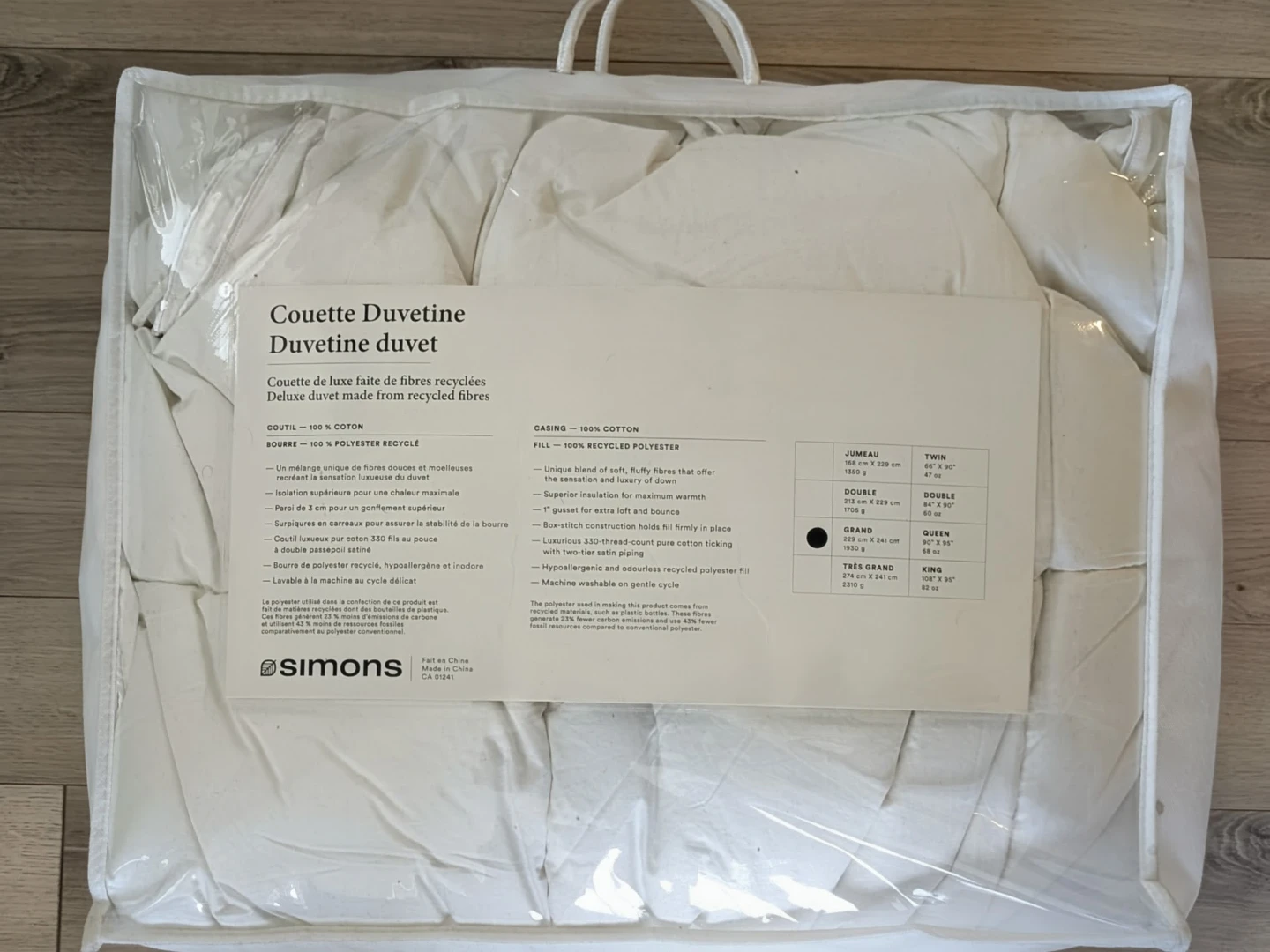Simons Maison Duvetine Duvet - Queen - photo 2