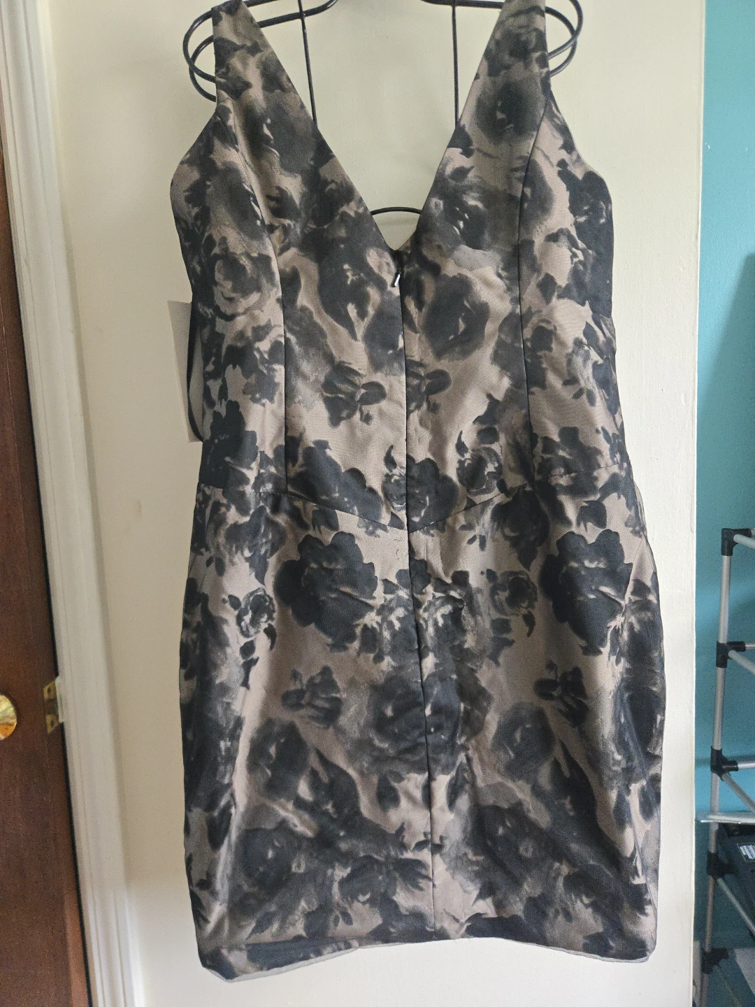 Noir by Lazaro Floral Dress Size 20