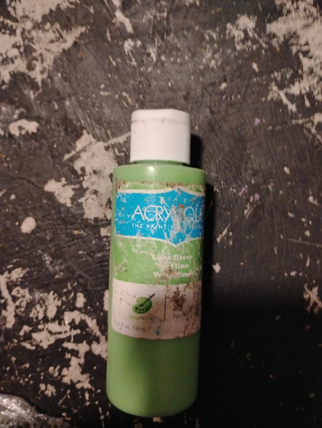 Acrylique Lime Green Acrylic Paint