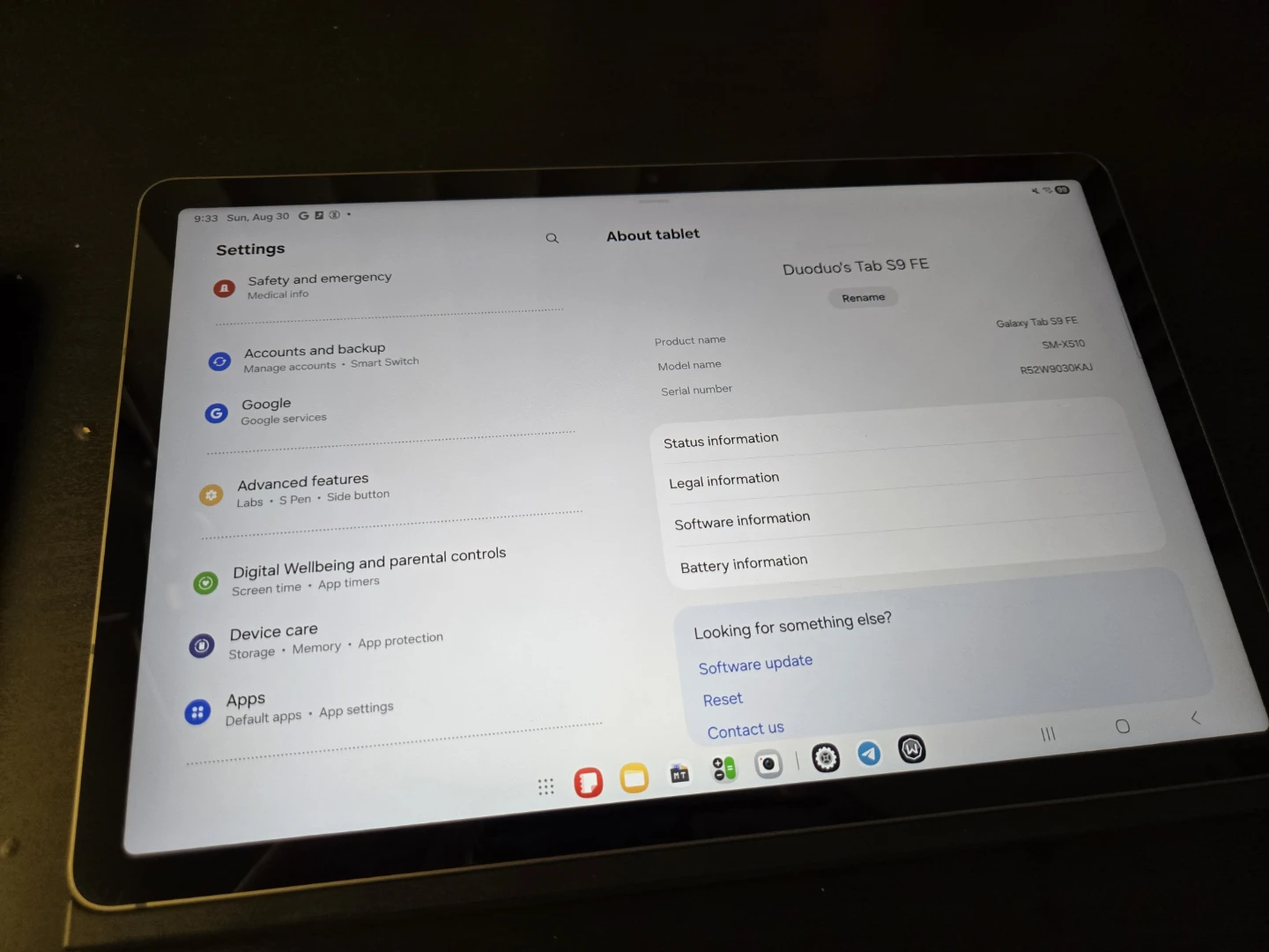 Samsung Tab S9 FE 128GB WiFi with case and spen - photo 3