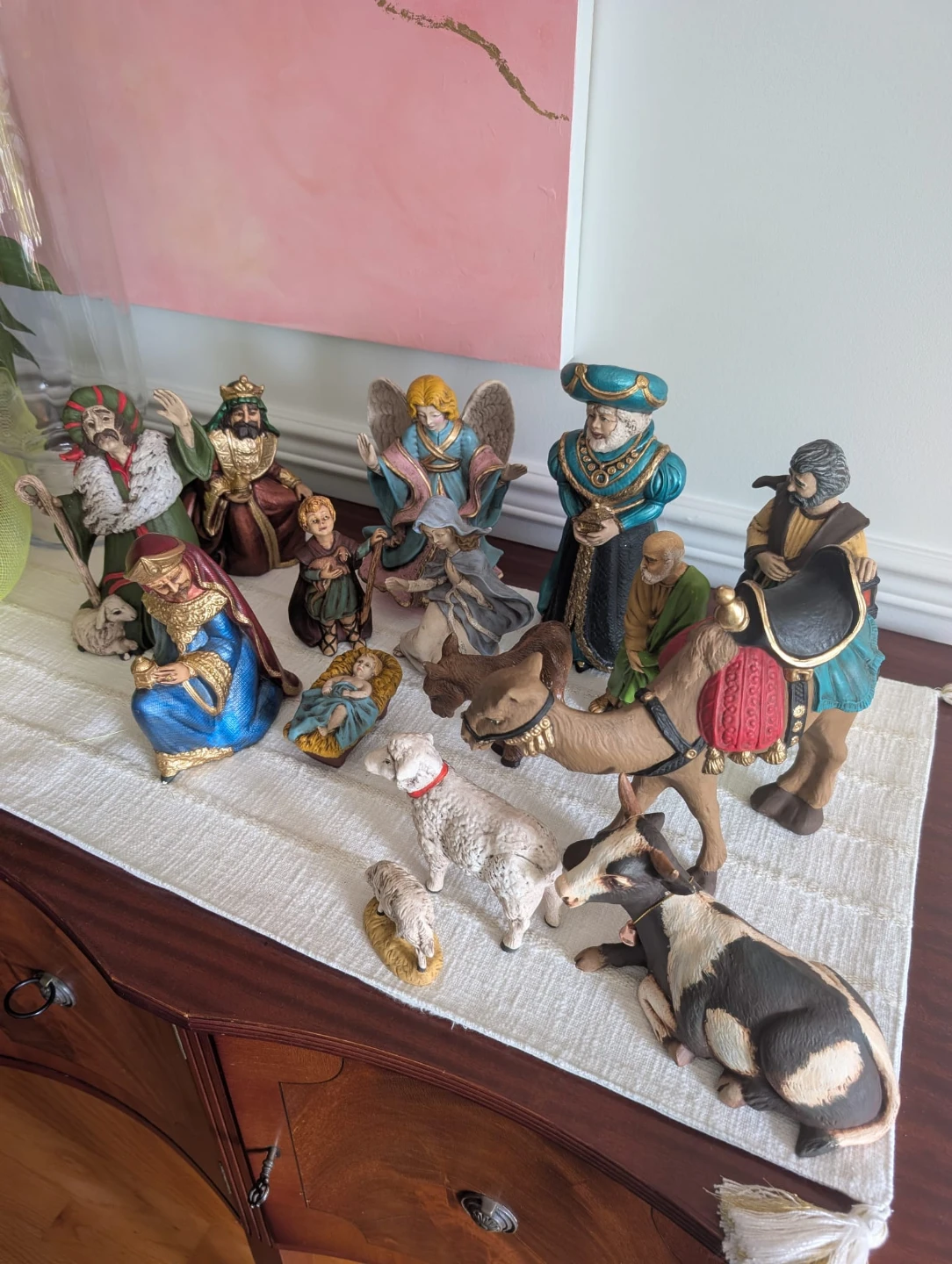 Beautiful Nativity Scene Figures Set - Christmas decoration