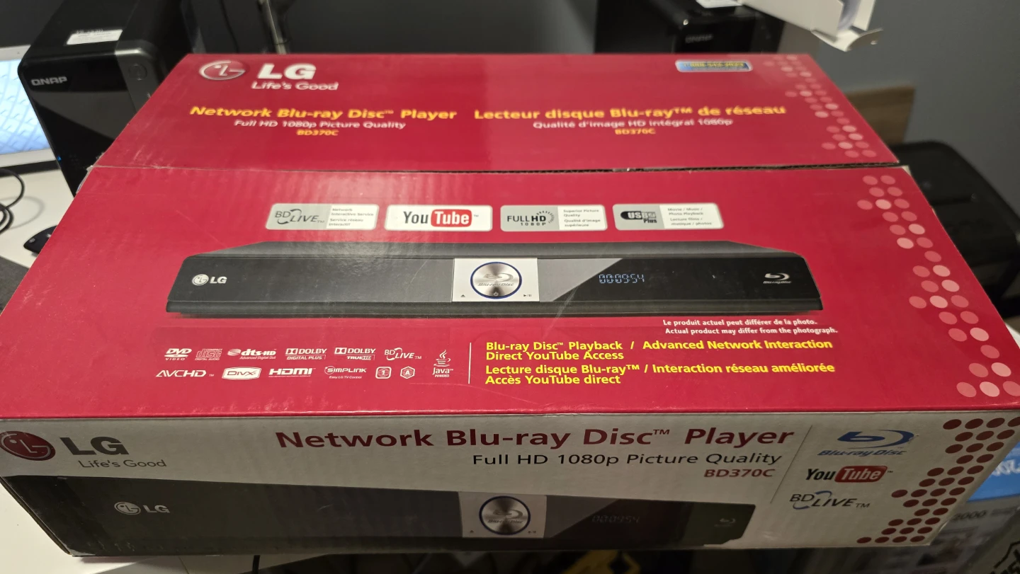 LG BD370C Network Blu-ray Disc Player