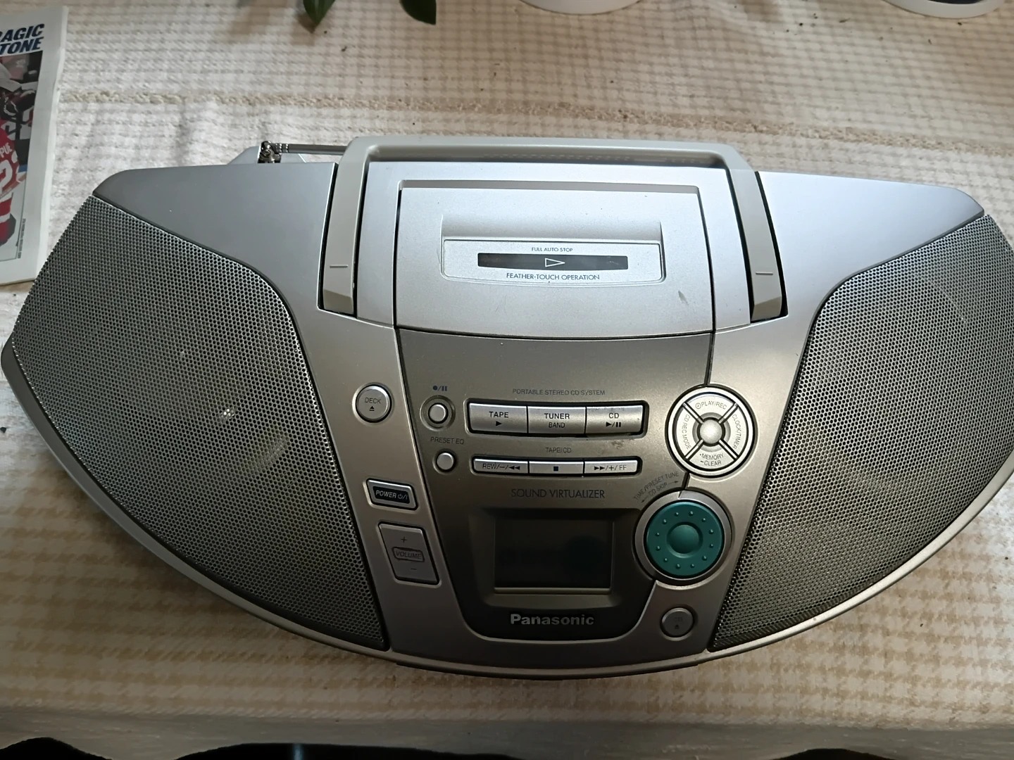 Panasonic Portable Stereo CD System Boombox
