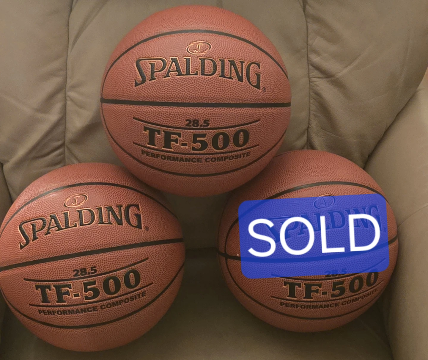 Spalding TF-500s Basketball. 2. New and never used.