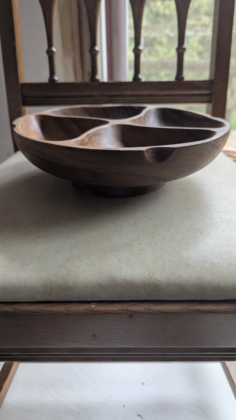 Wooden Divided Lazy Susan - photo 2