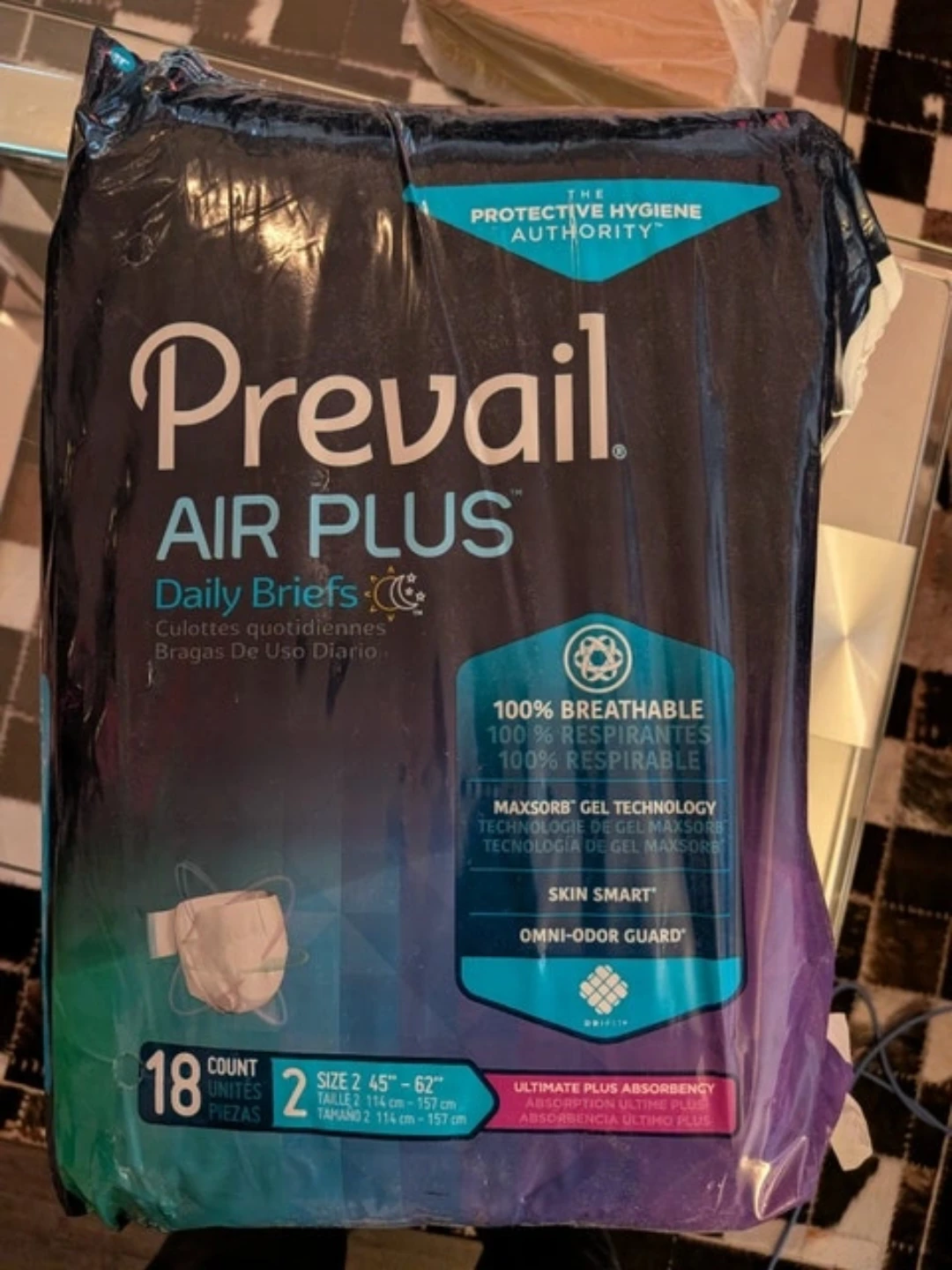 Prevail Air Plus Daily Briefs Size 2. incontinence supplies - photo 3