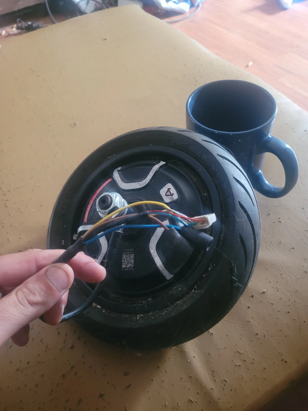 Electric Scooter Hub Motor Wheel Assembly - photo 2