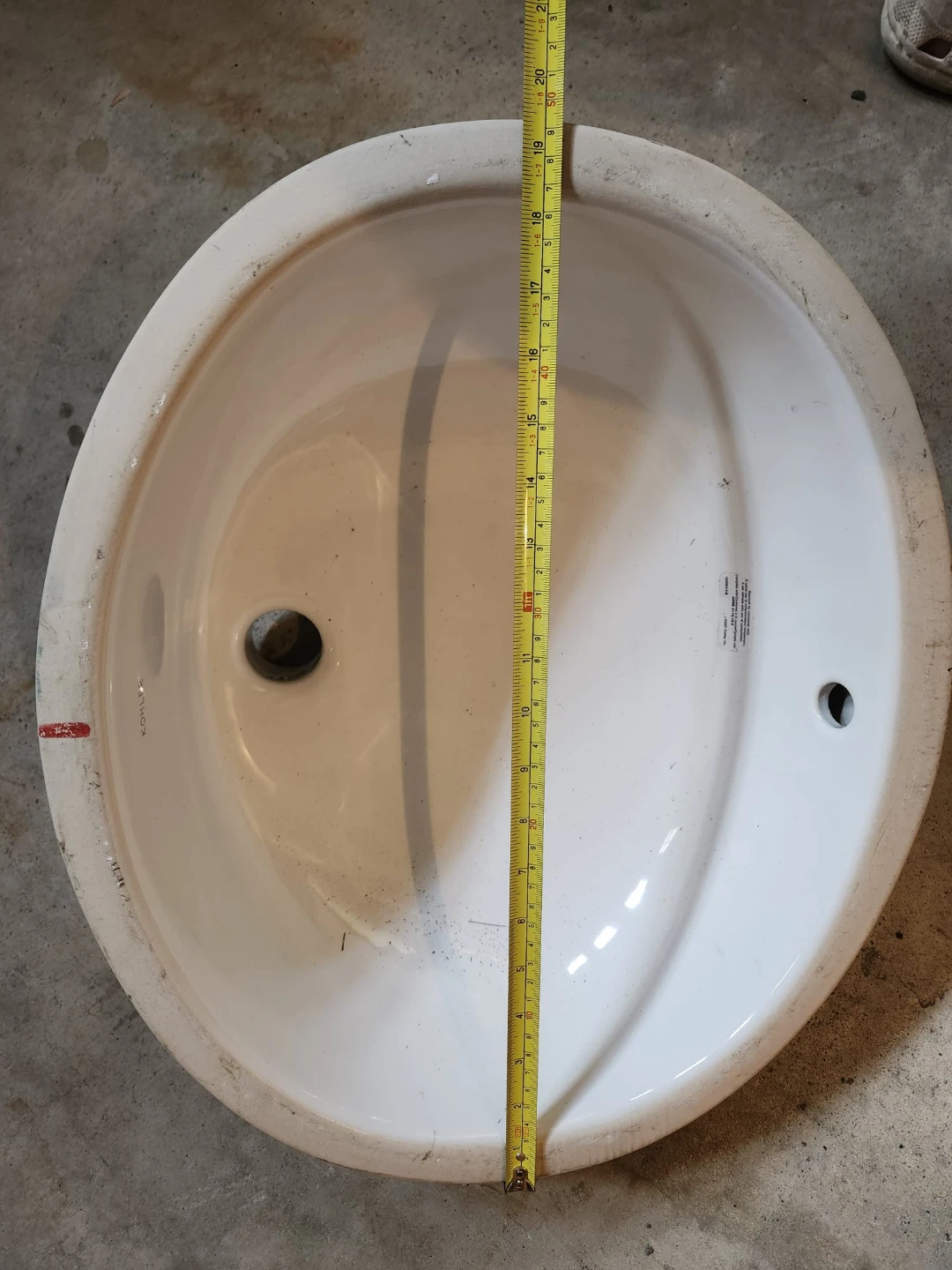 Kohler White Oval Sink - photo 3