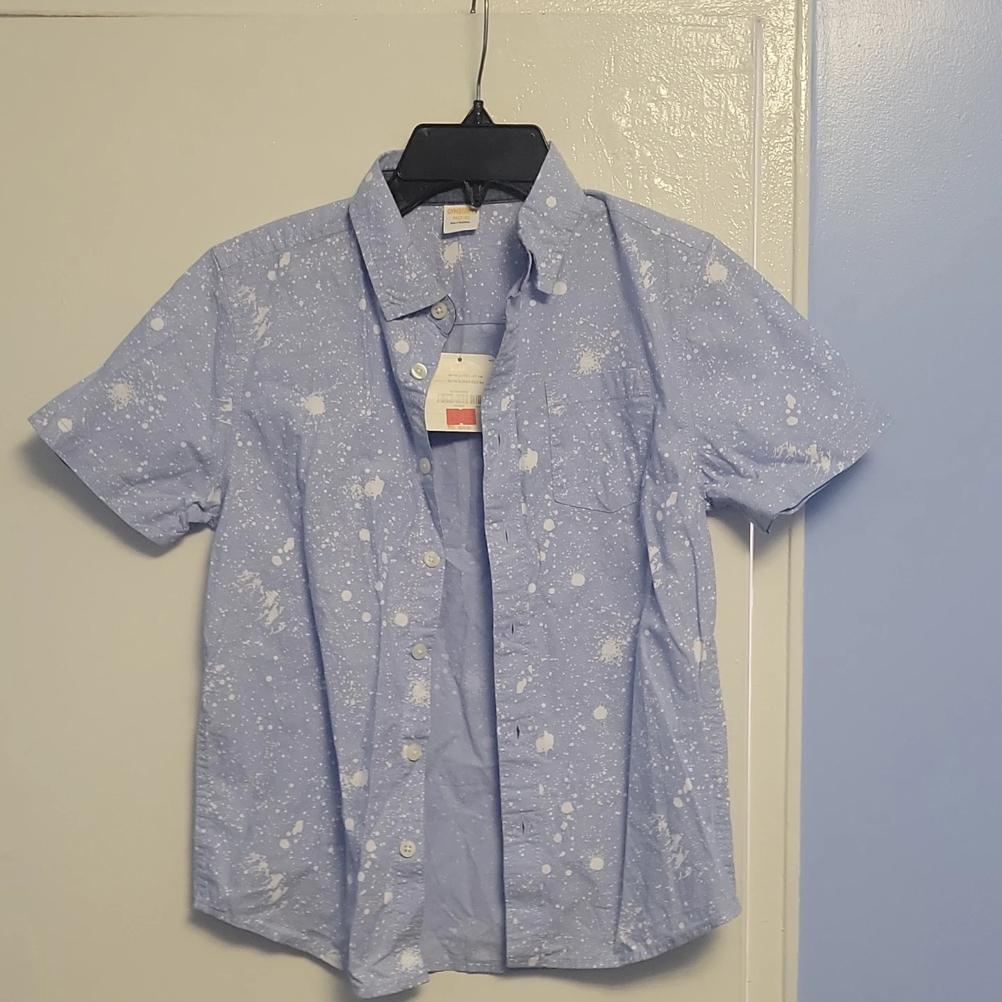 Gymboree Short Sleeve Button-Up Shirt M(7-8) - photo 2
