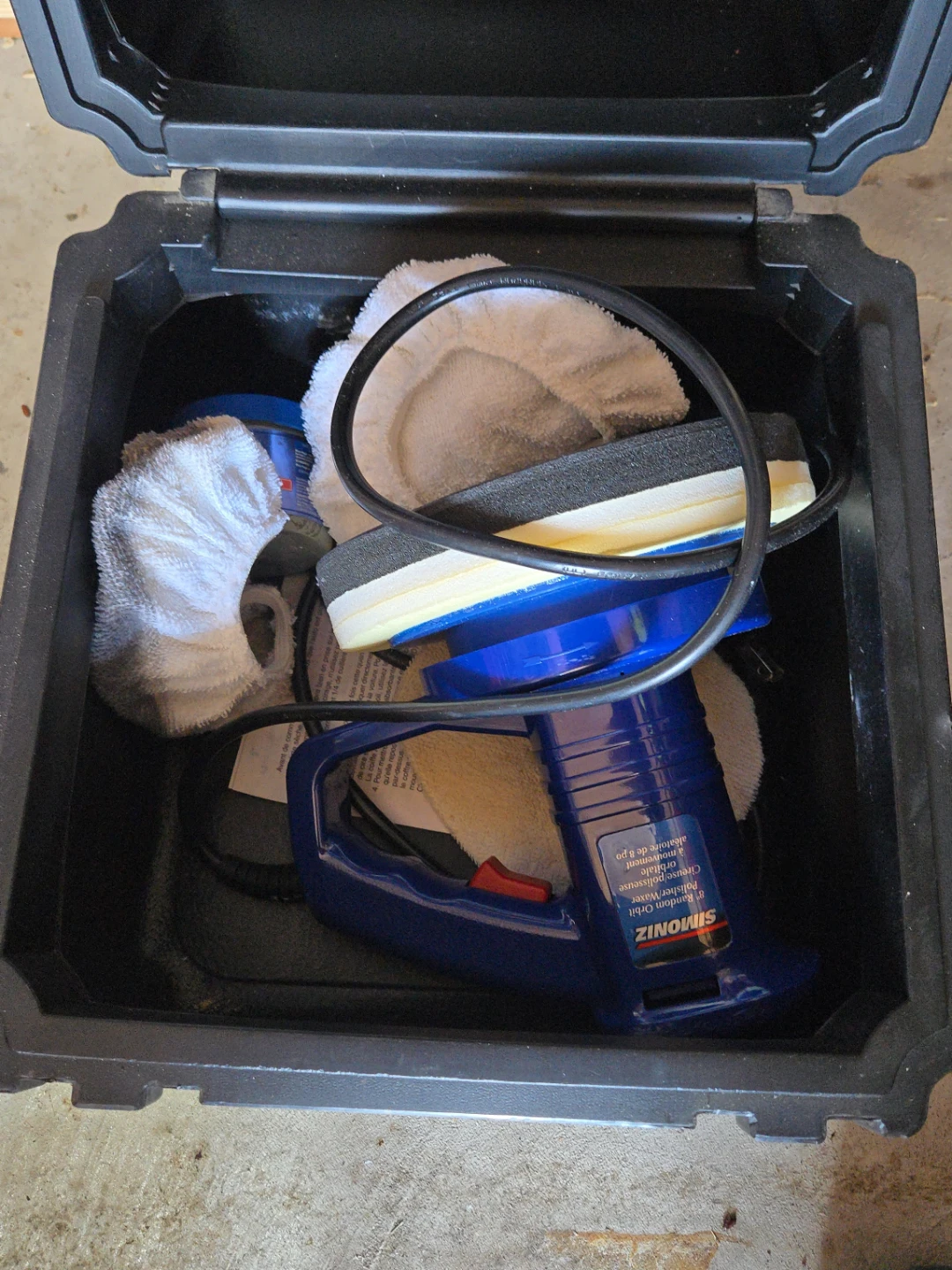 SIMONIZ 8" Random Orbit Polisher/Waxer with Case