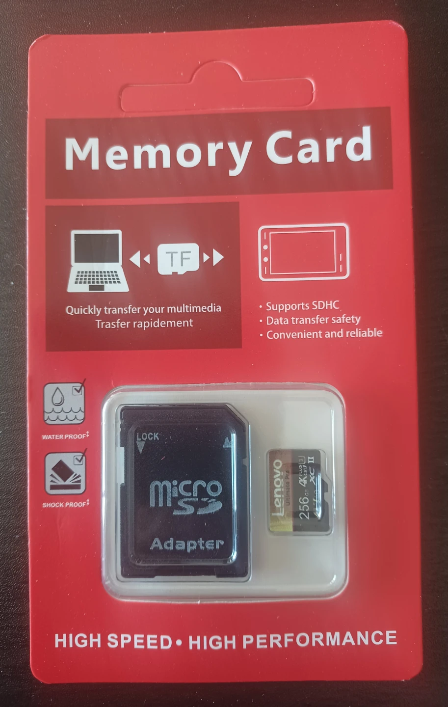 Lenovo Ultimate Pro 256GB MicroSDXC UHS-I U3 V30 A1 Memory Card - photo 5