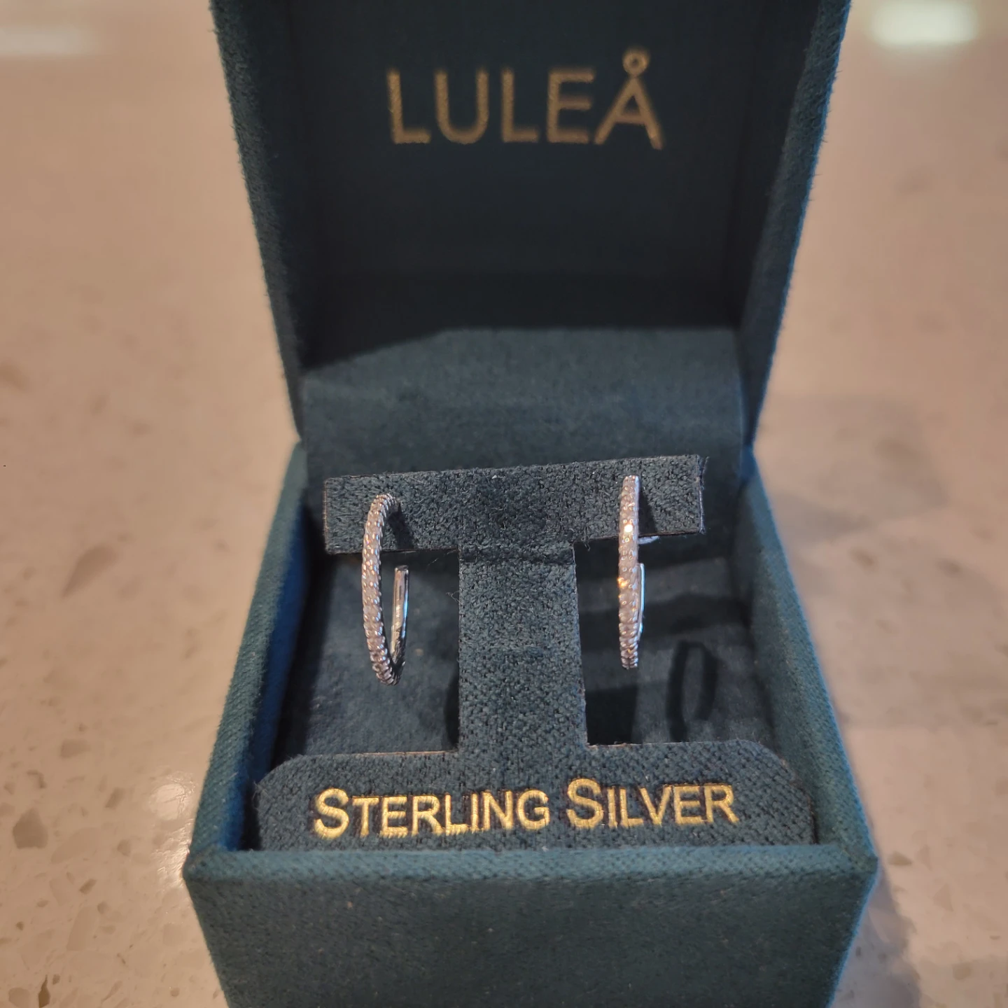 NEVER USED - Sterling Silver Small Hoop Earrings