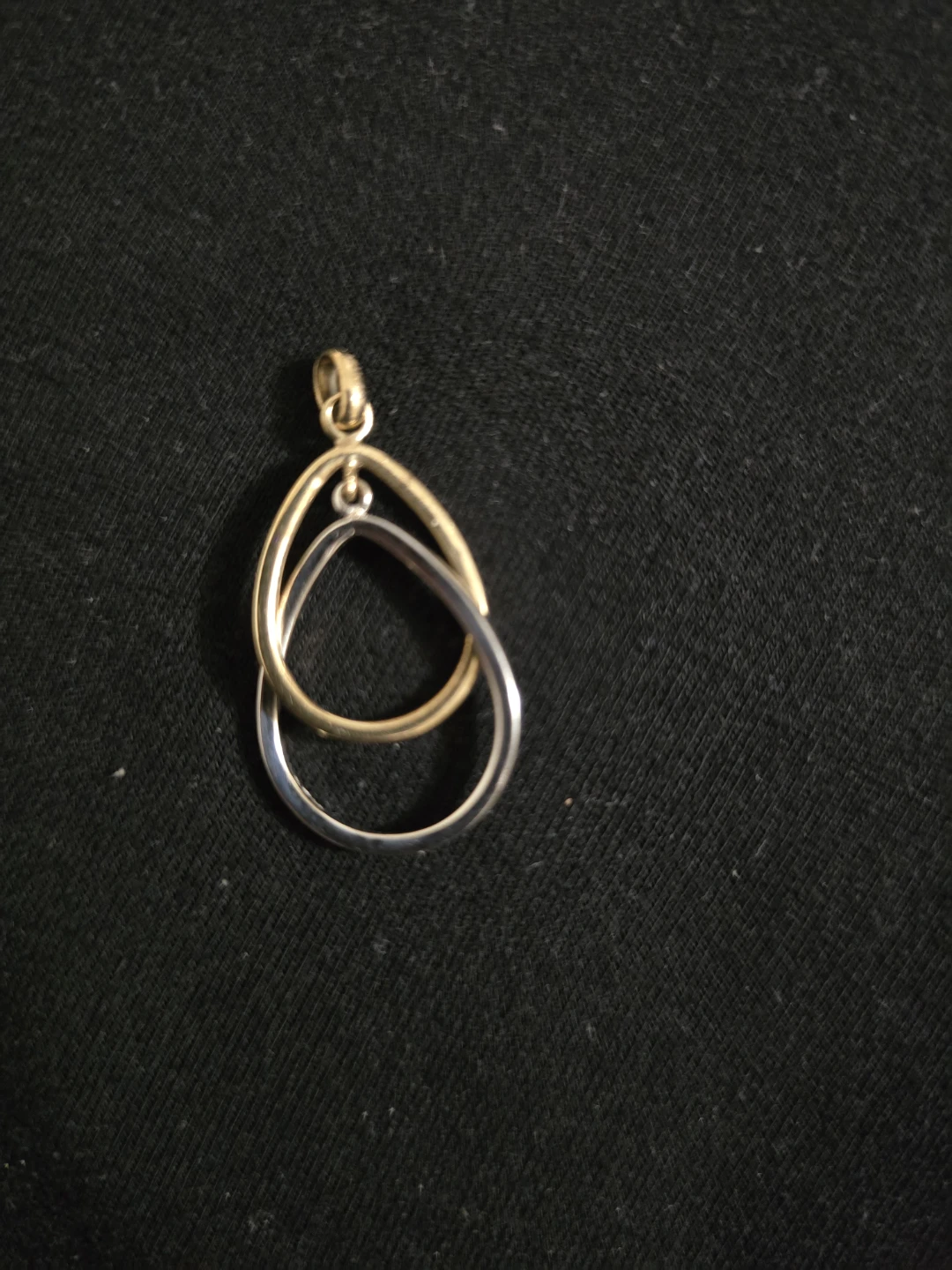 Interlocking Teardrop Pendant Necklace - photo 3