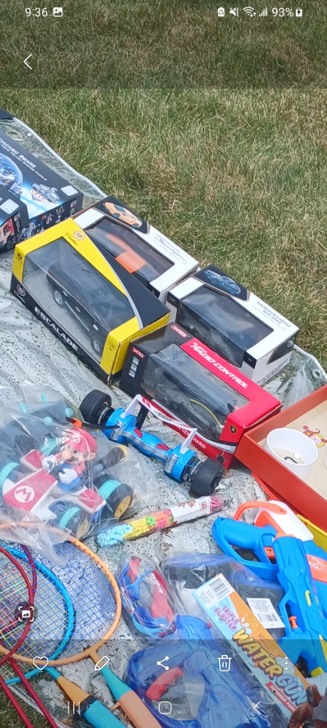 Assorted Toy Cars and Toys
