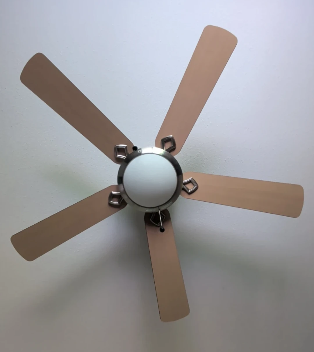 52-Inch Brushed Nickel Ceiling Fan with light kit - photo 4