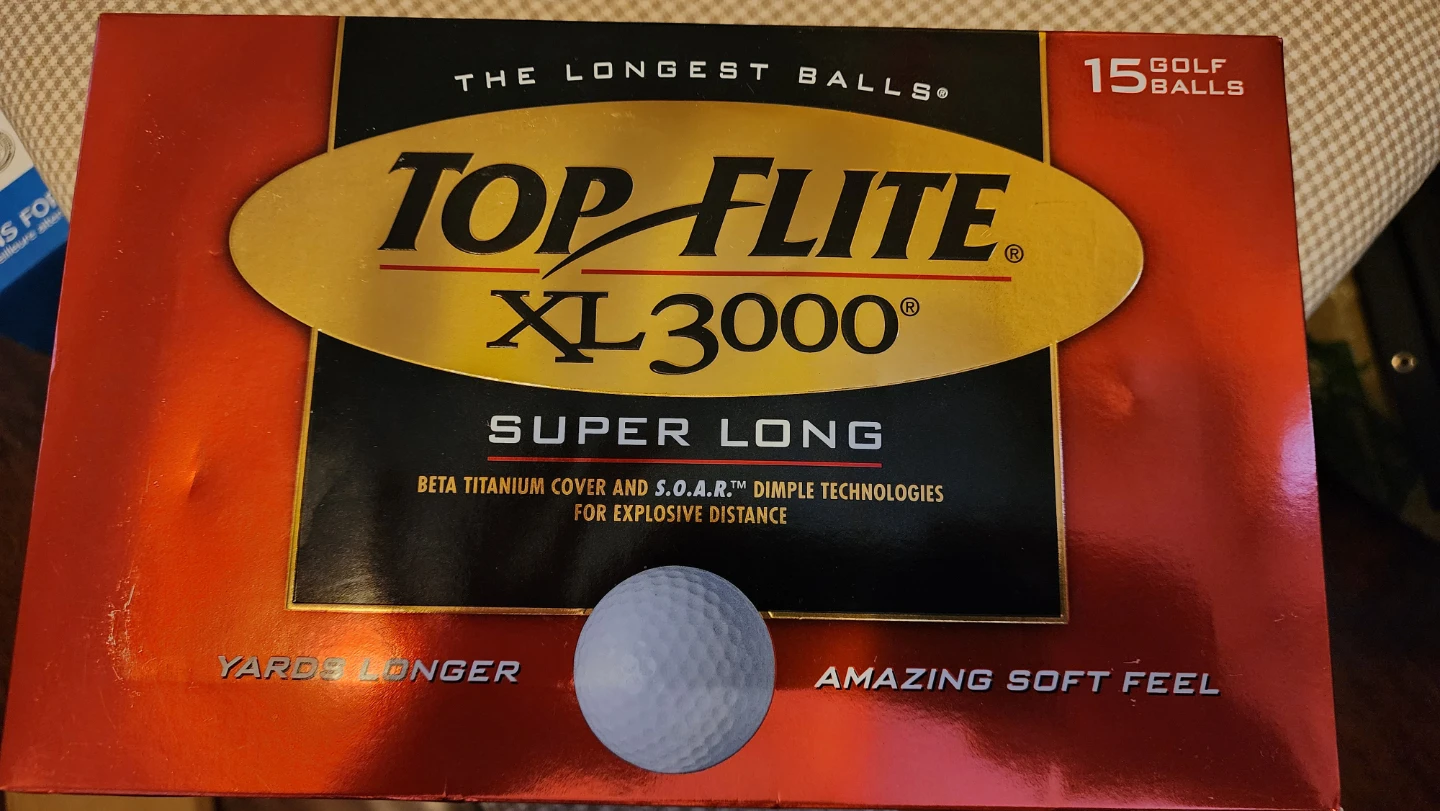 Top-Flite XL 3000 Super Long Golf Balls (15 Count)