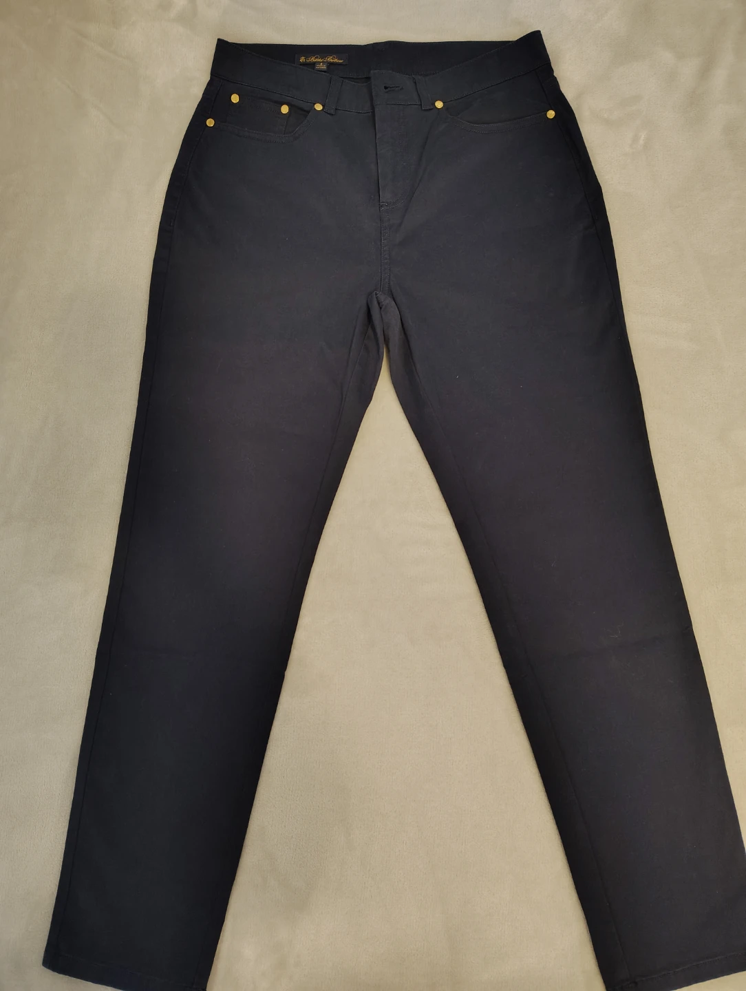 🆕Brooks Brothers Women’s Dark Blue Pants – Size 8 - photo 2