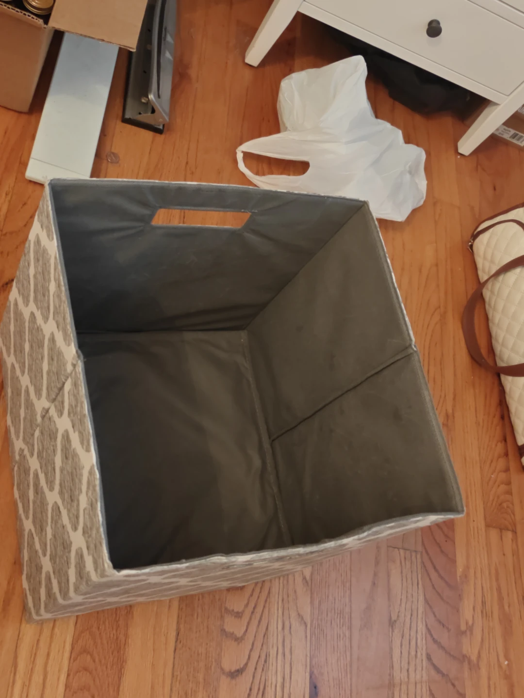 Grey Storage Cube Fabric Bin Organizer - photo 2