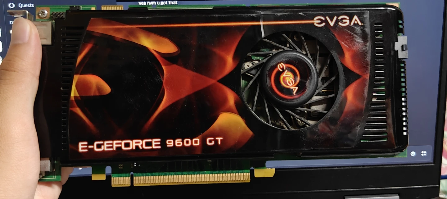 EVGA E-GeForce 9600 GT Graphics Card