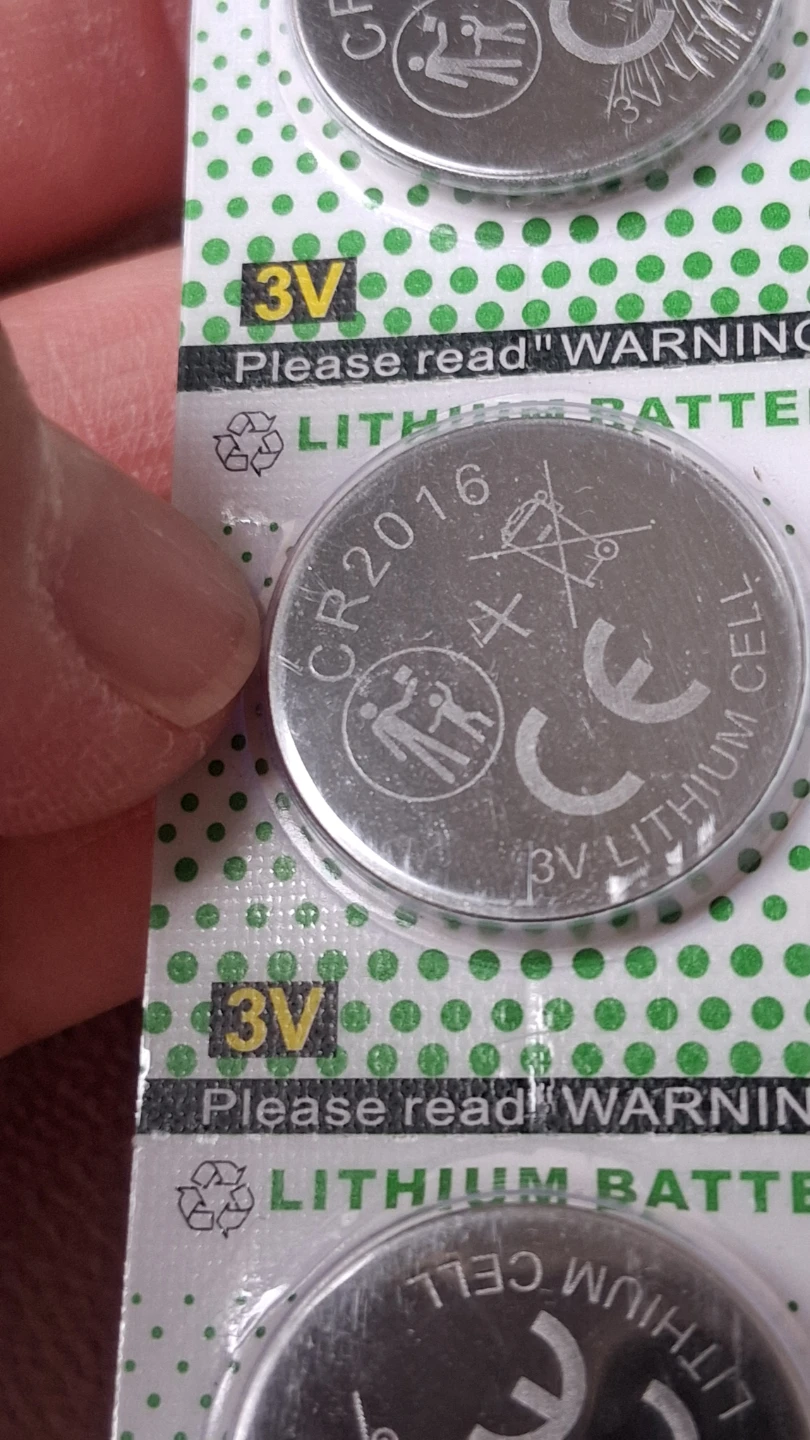 CR2016 x5 pcs coin battery