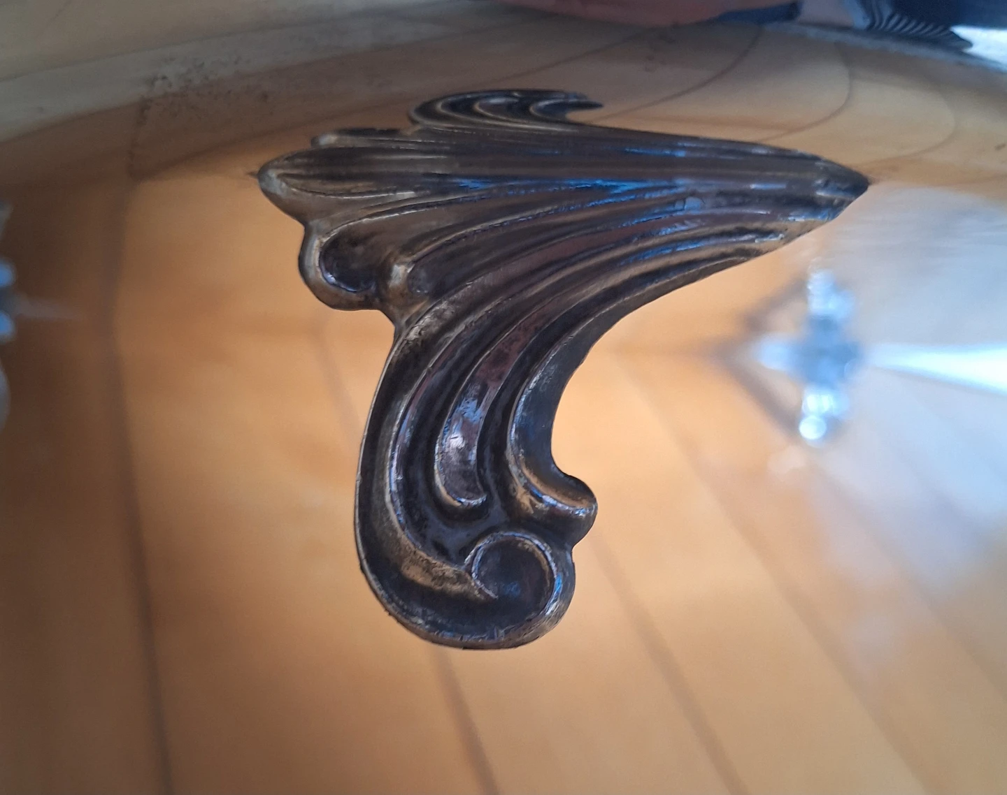 Vintage Silver Plated XL 28" Footed Serving Tray - photo 3