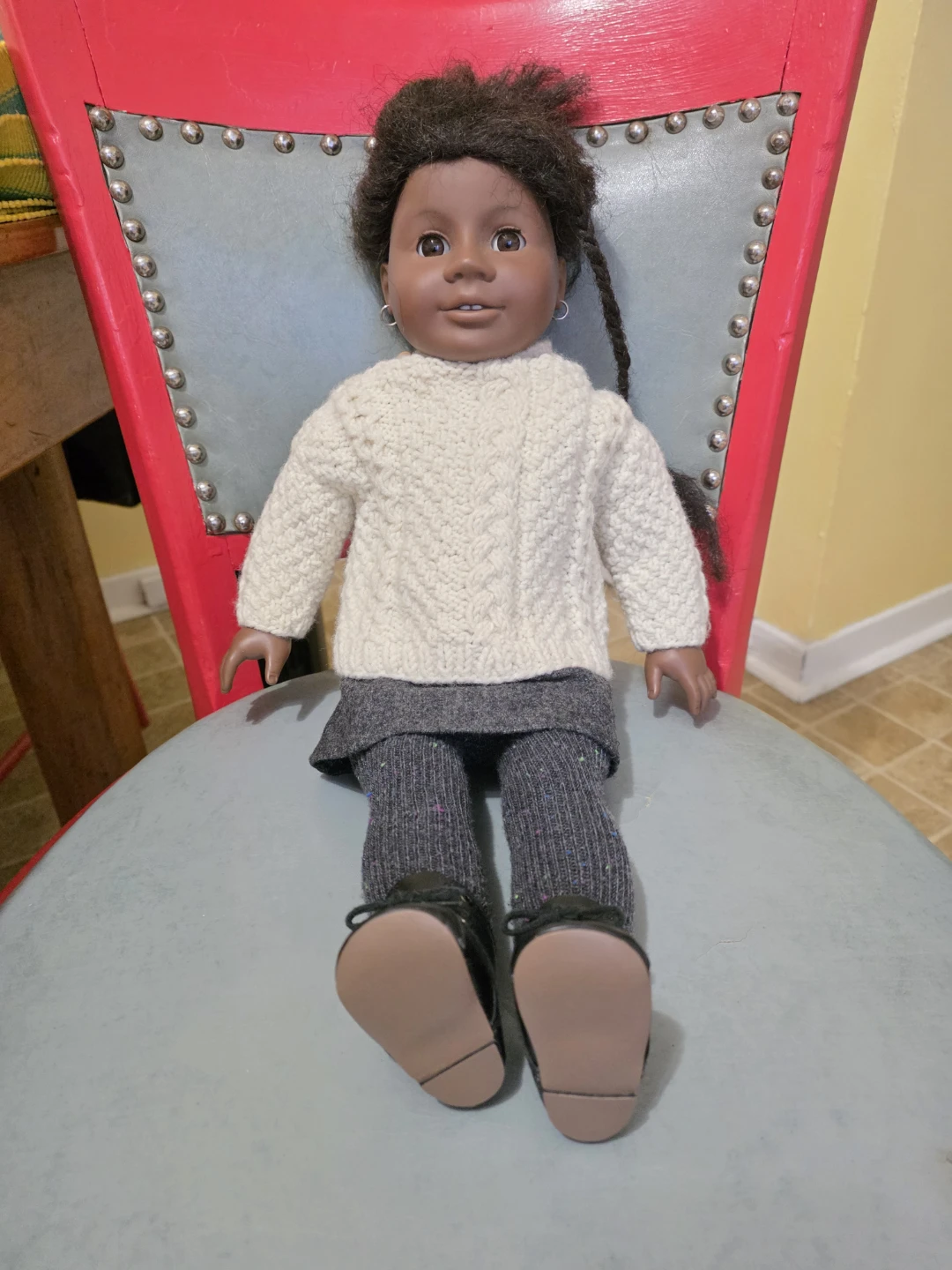 American Girl doll Addy with set of clothes