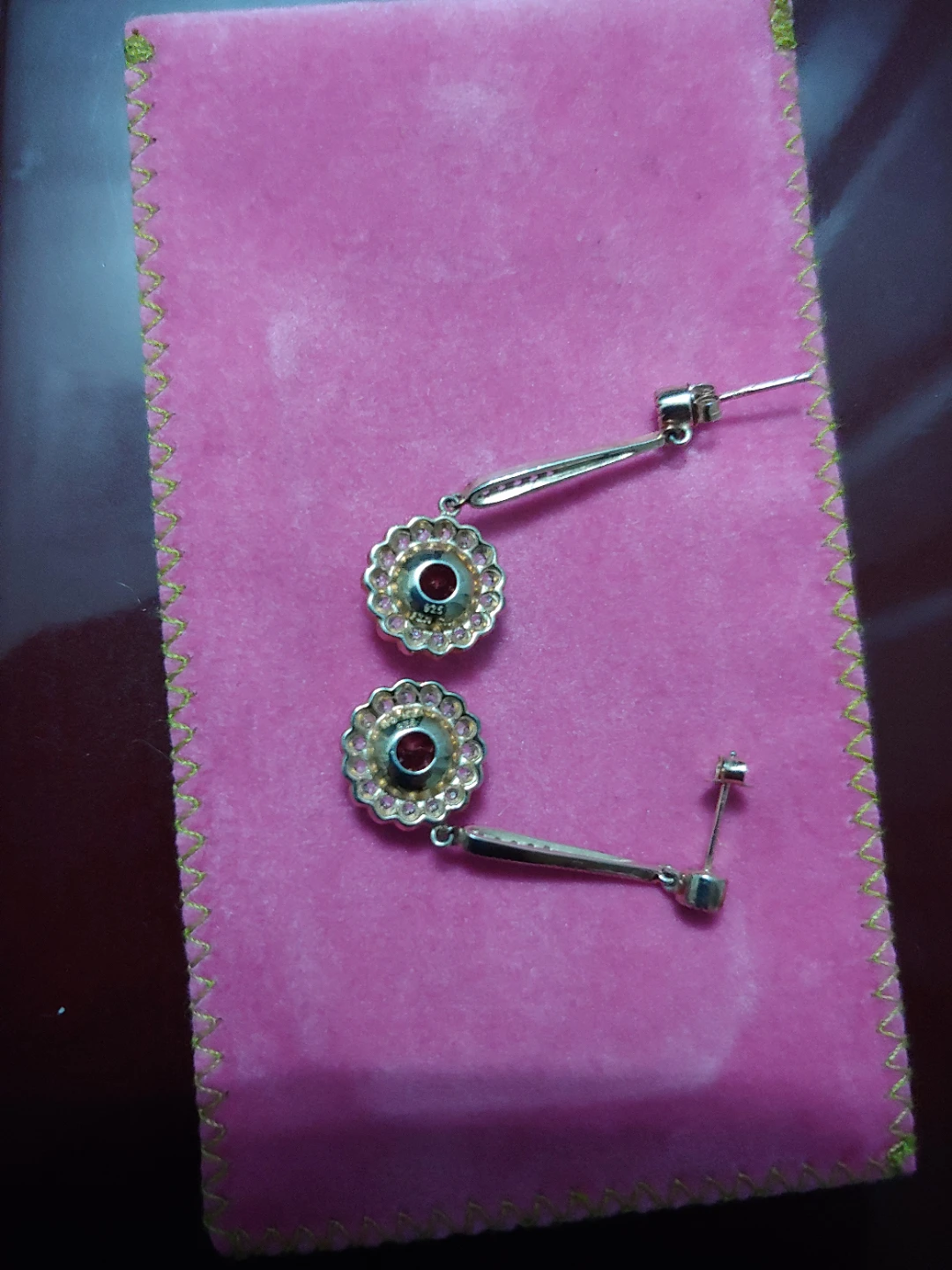 Dangle Earrings 925 rose gold - photo 3