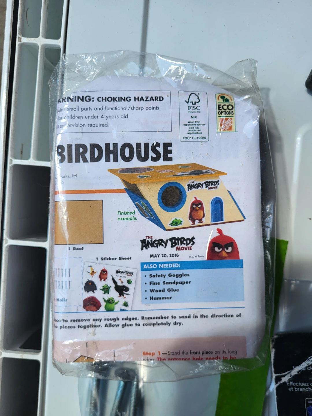The Home Depot Angry Birds Movie Birdhouse Craft Kit