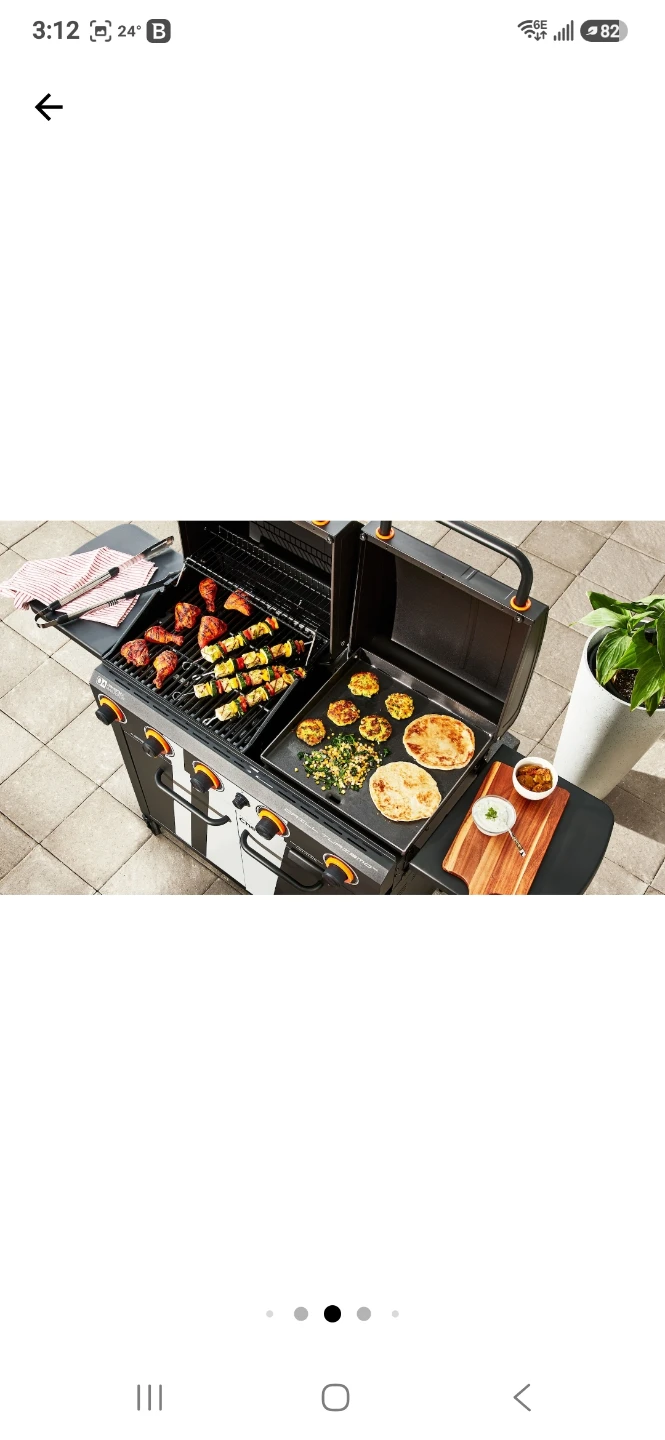 Master Chef 5-Burner Gas Grill and  Griddle - photo 3