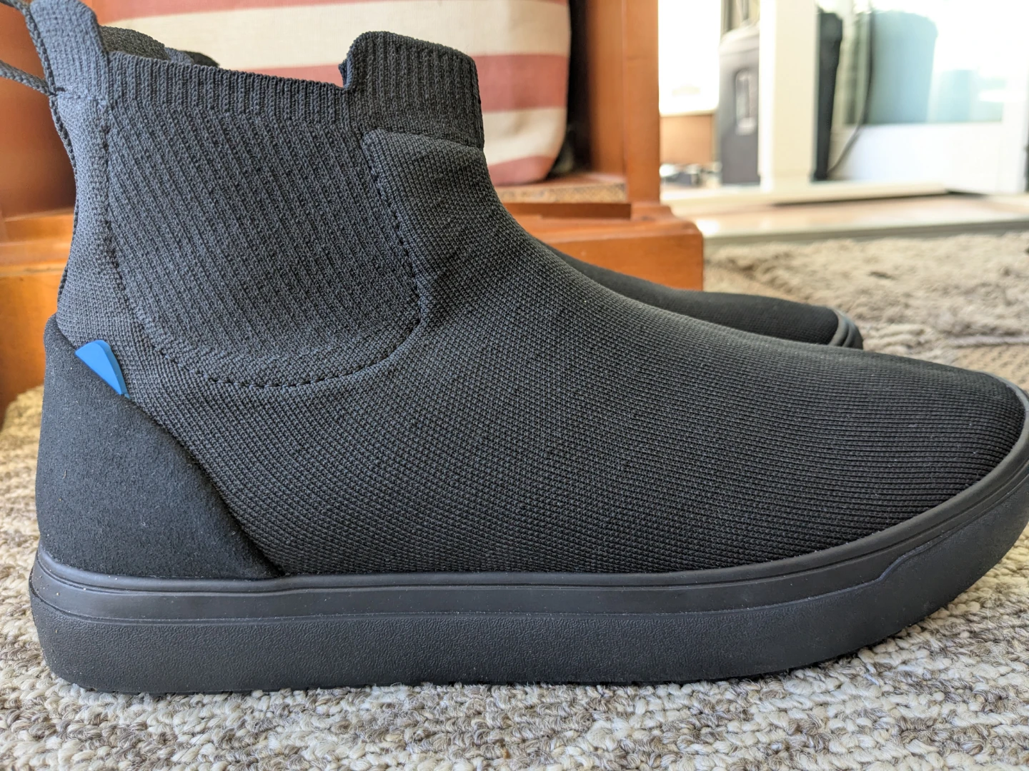 Brand New Vessi Uptown Chelsea (Full Black) - Size W9 - photo 3