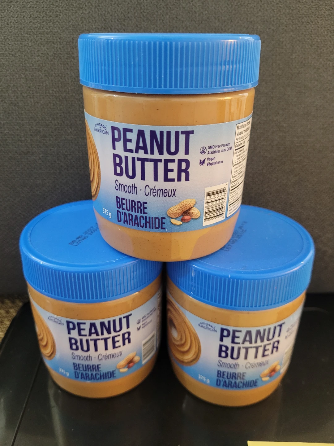 Crisco American Peanut Butter - Smooth (3 x 375g)
