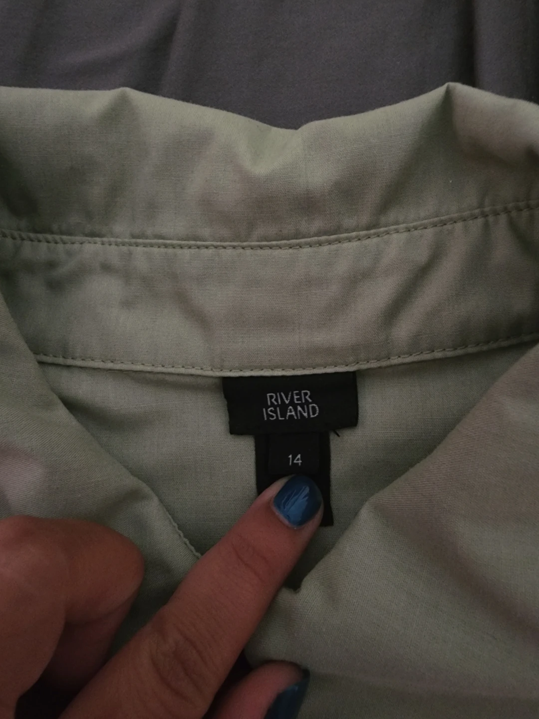 River Island Button-Up Shirt - Size 14 - photo 2