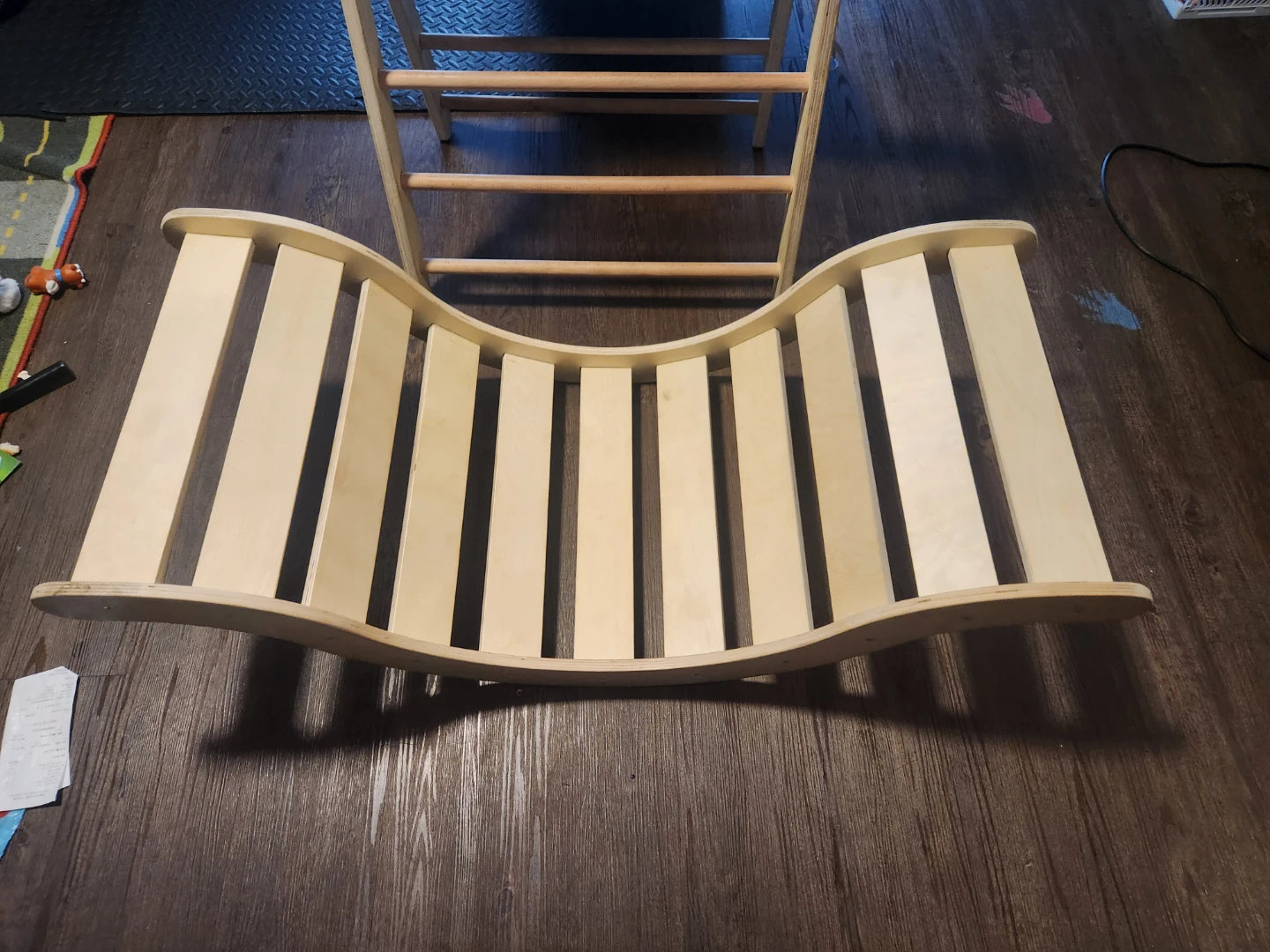 Wooden Climbing Triangle and Rocker Board - photo 4