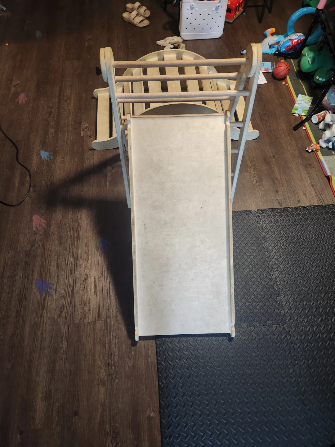 Wooden Climbing Triangle and Rocker Board - photo 5