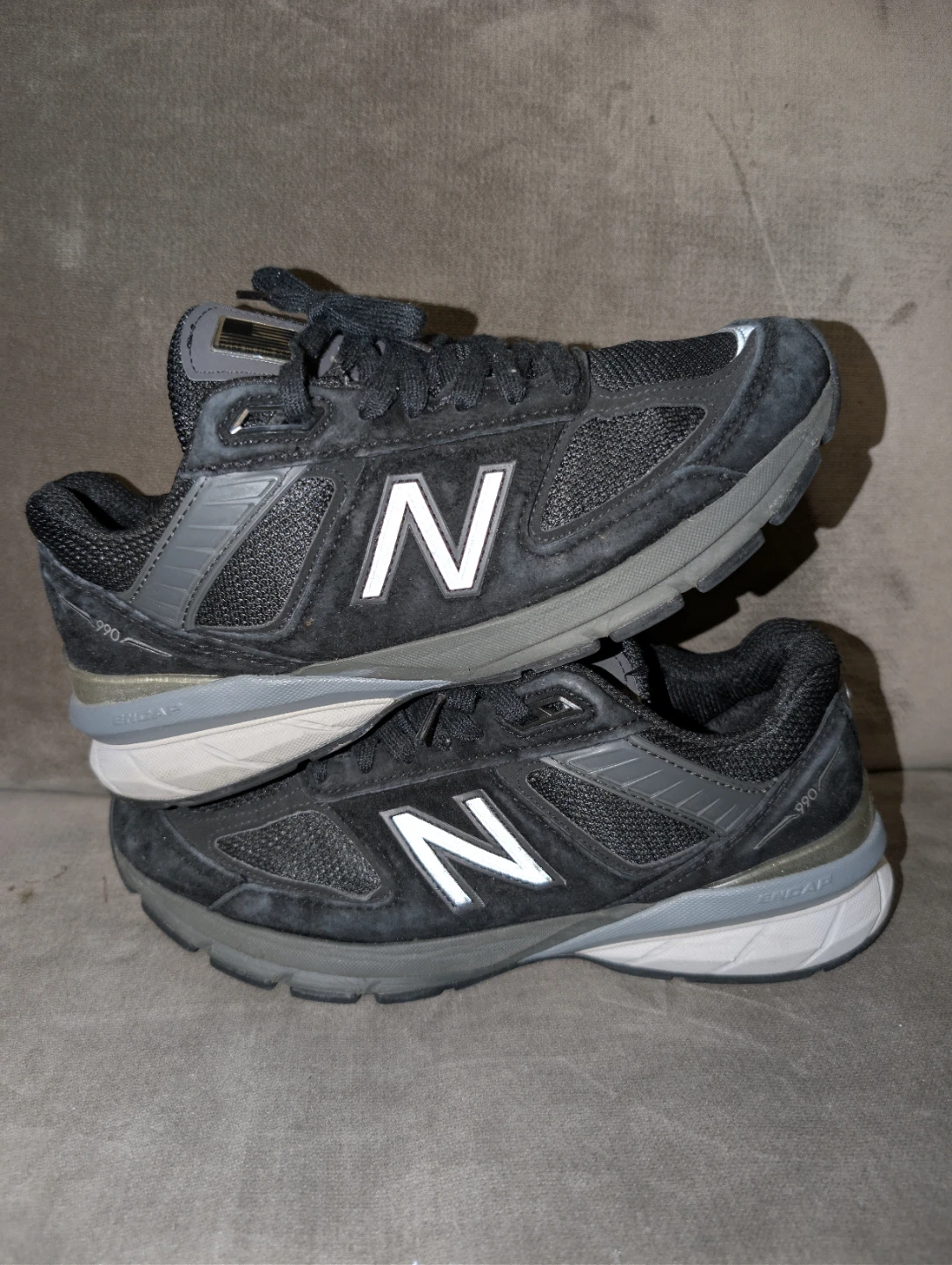New Balance 990v5 Black Made in USA Mens Size 7.5 D - photo 2