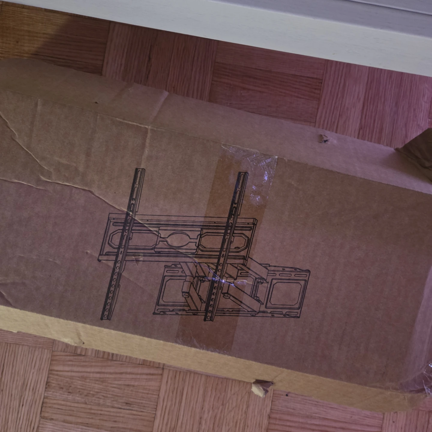 Tv wall stand