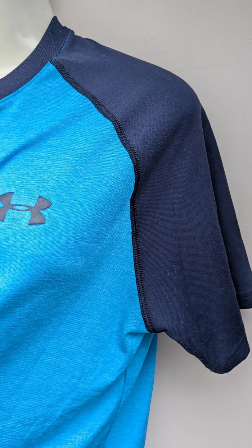 Under Armour Men's Blue T-Shirt sz MEDIUM - photo 3