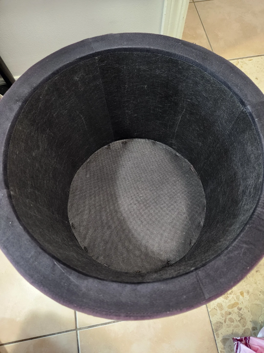 Purple Storage Ottoman Stool - photo 5