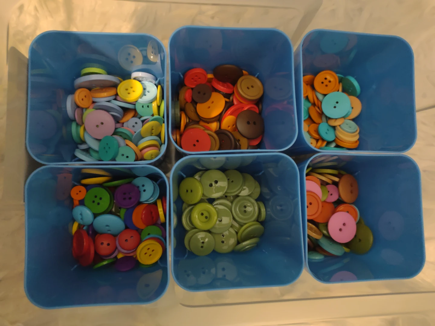 Assorted Craft Buttons with box - photo 2