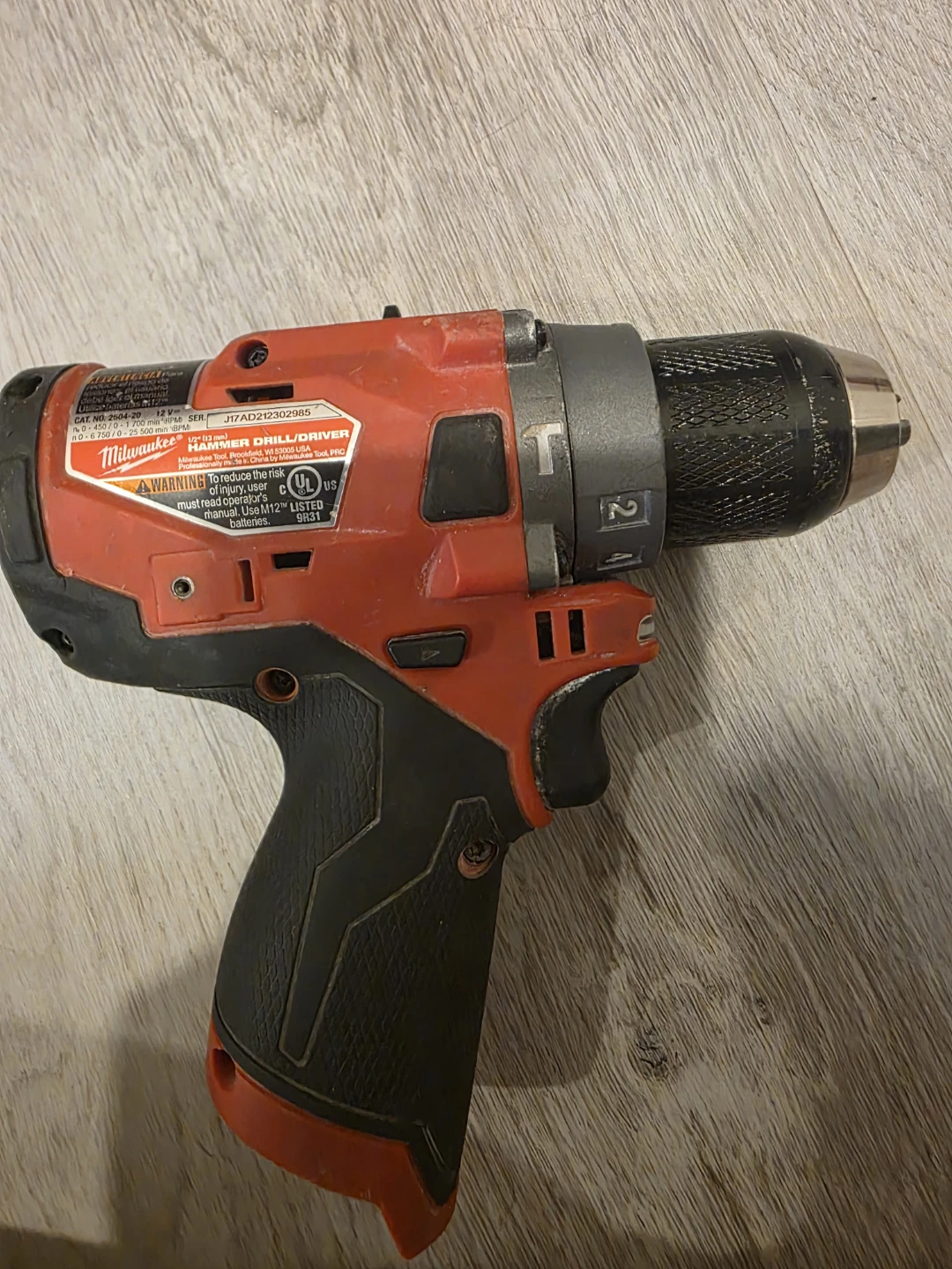 M12 hammer drill