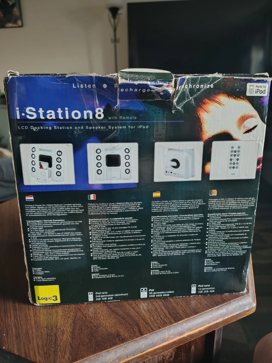 i-Station8 i  LCD Docking Station Speaker System for iPod