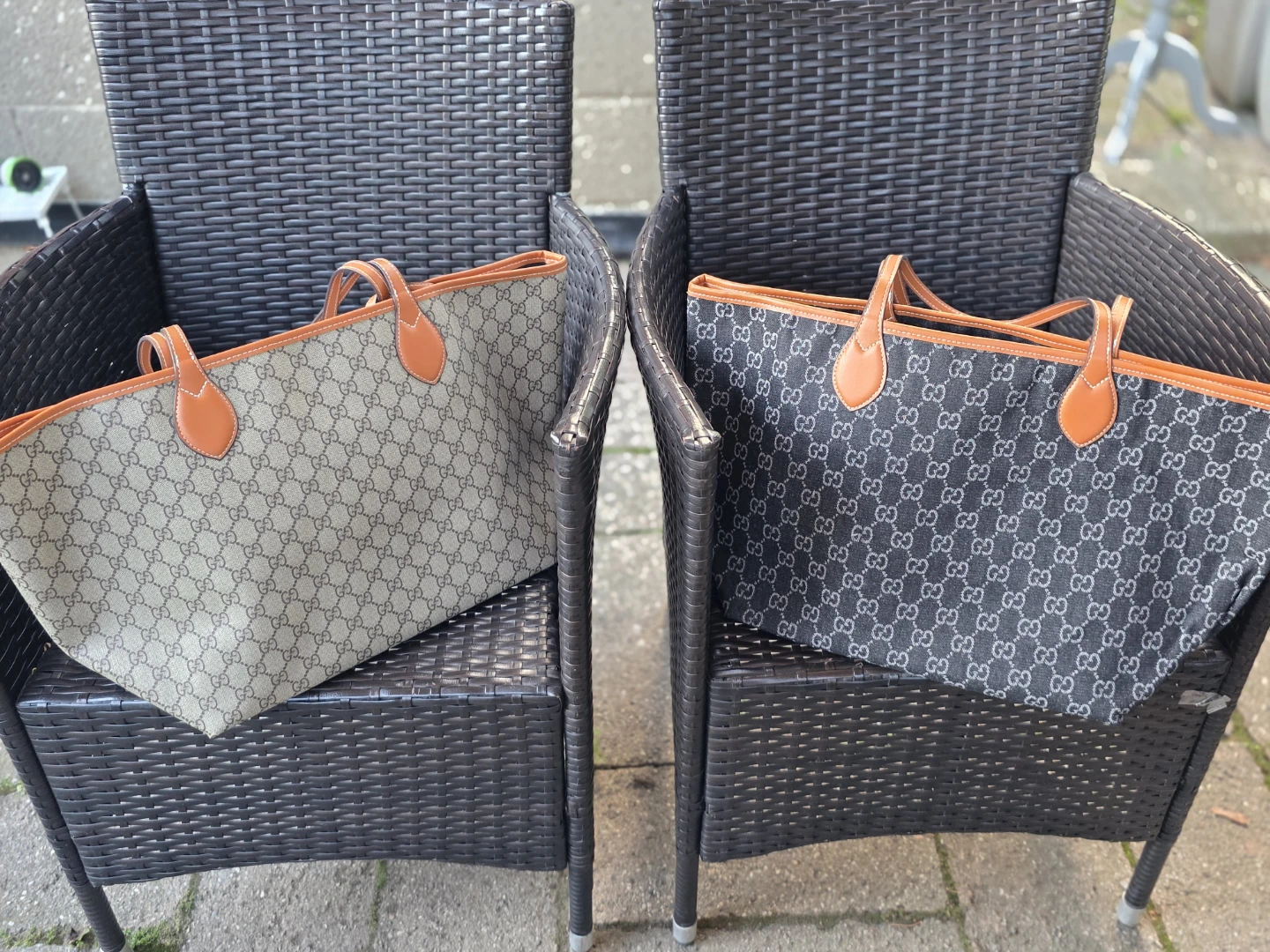GG Monogram Tote Bag with Pouch - photo 5