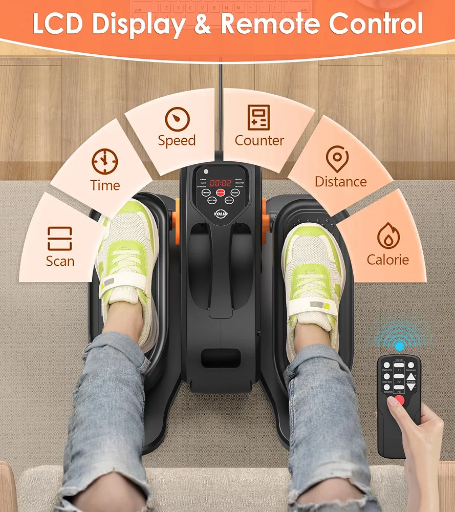YOLOO Under Desk Elliptical Machine with Remote - photo 5