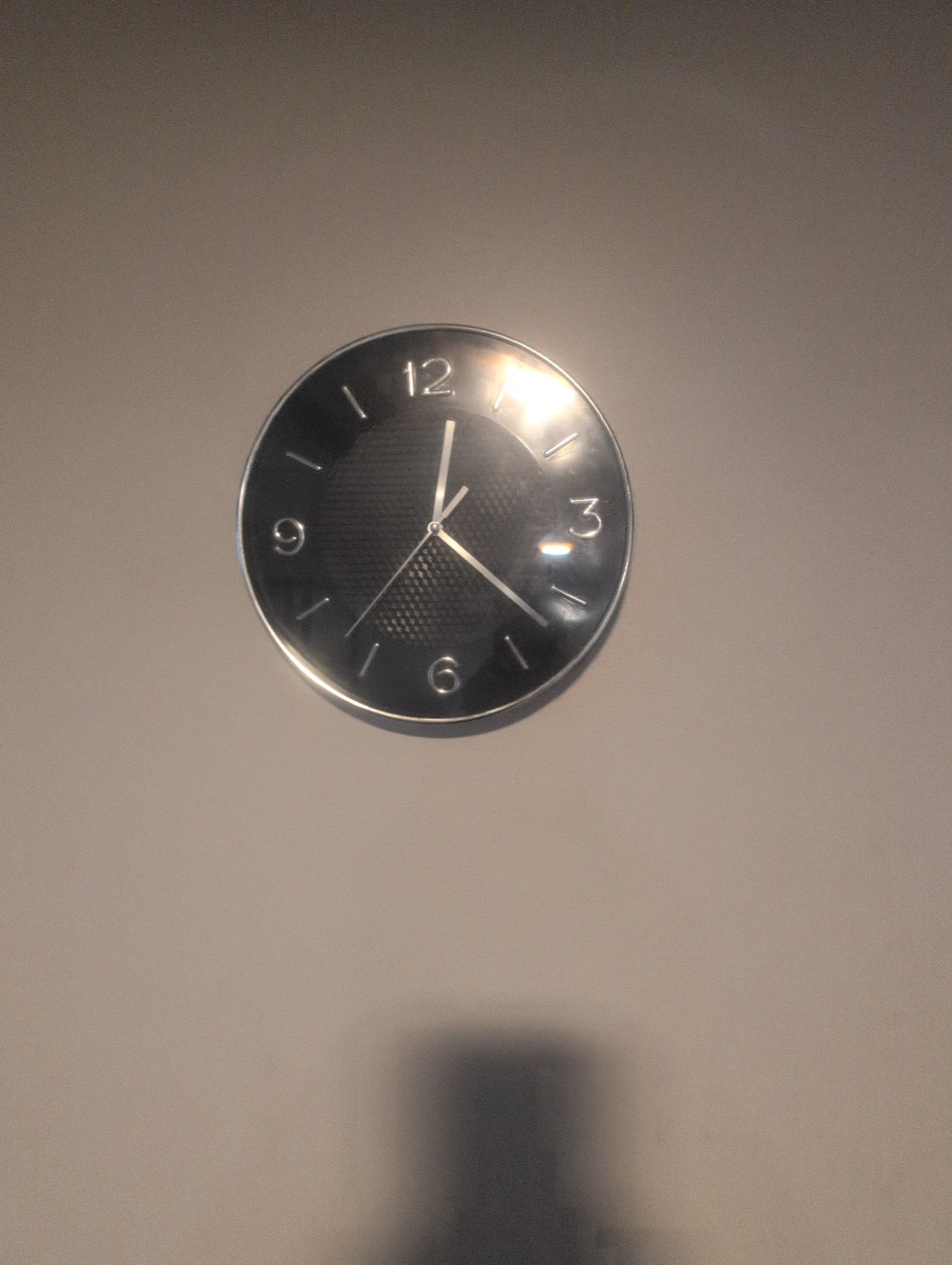 Black Wall Clock