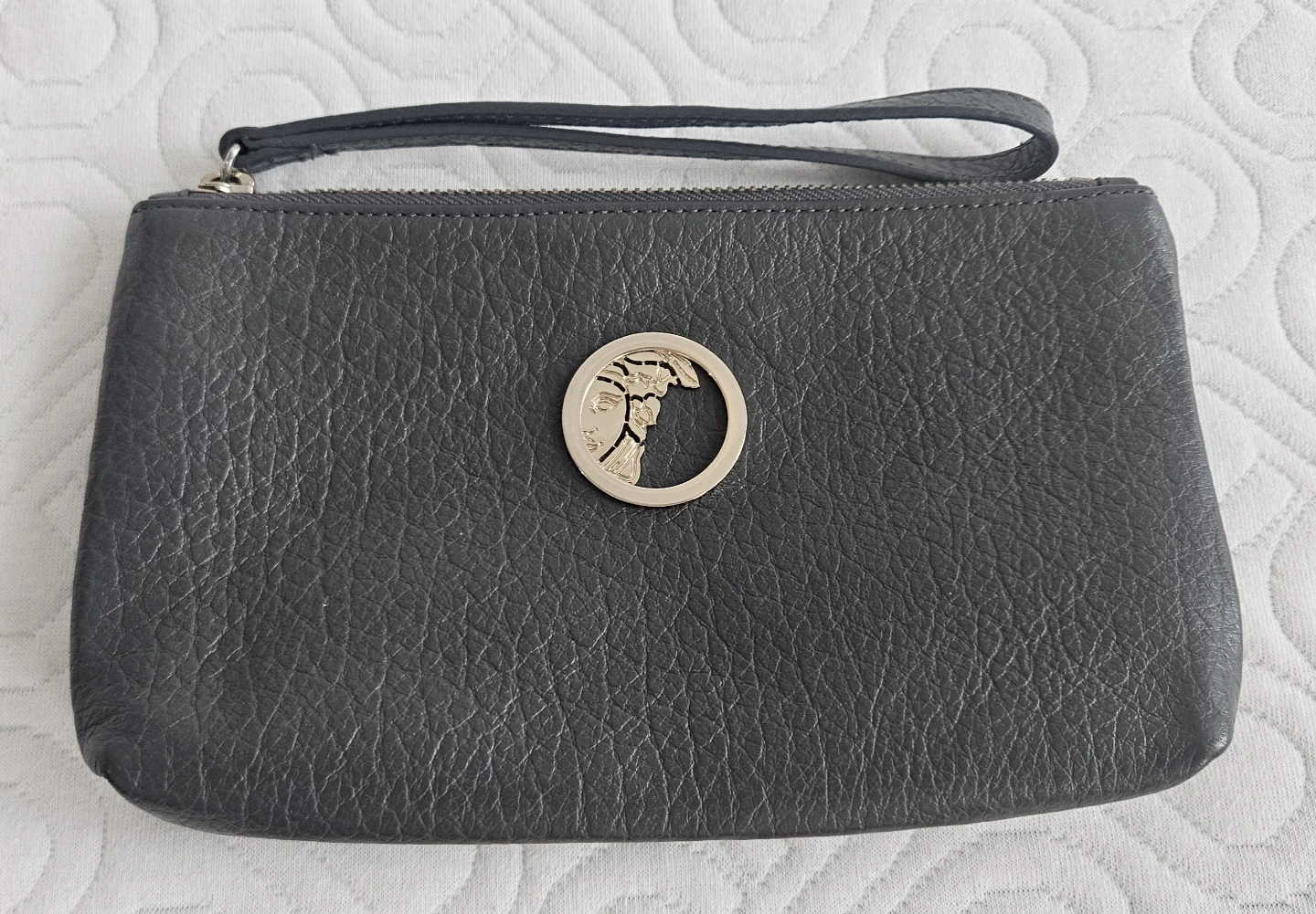 Versace Grey Leather Shoulder Bag - photo 3
